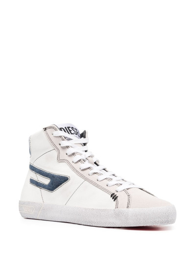 Diesel logo-print high-top sneakers outlook