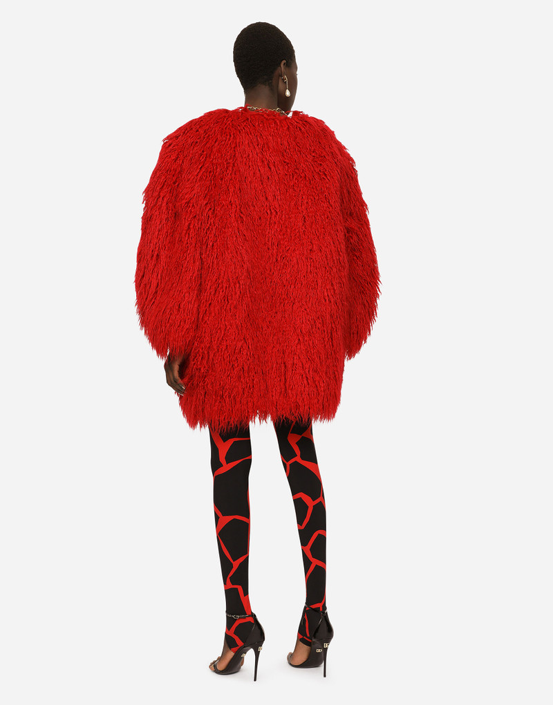 Faux fur coat 5