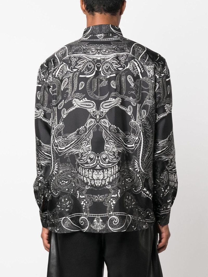 Dandy paisley-print silk shirt 4