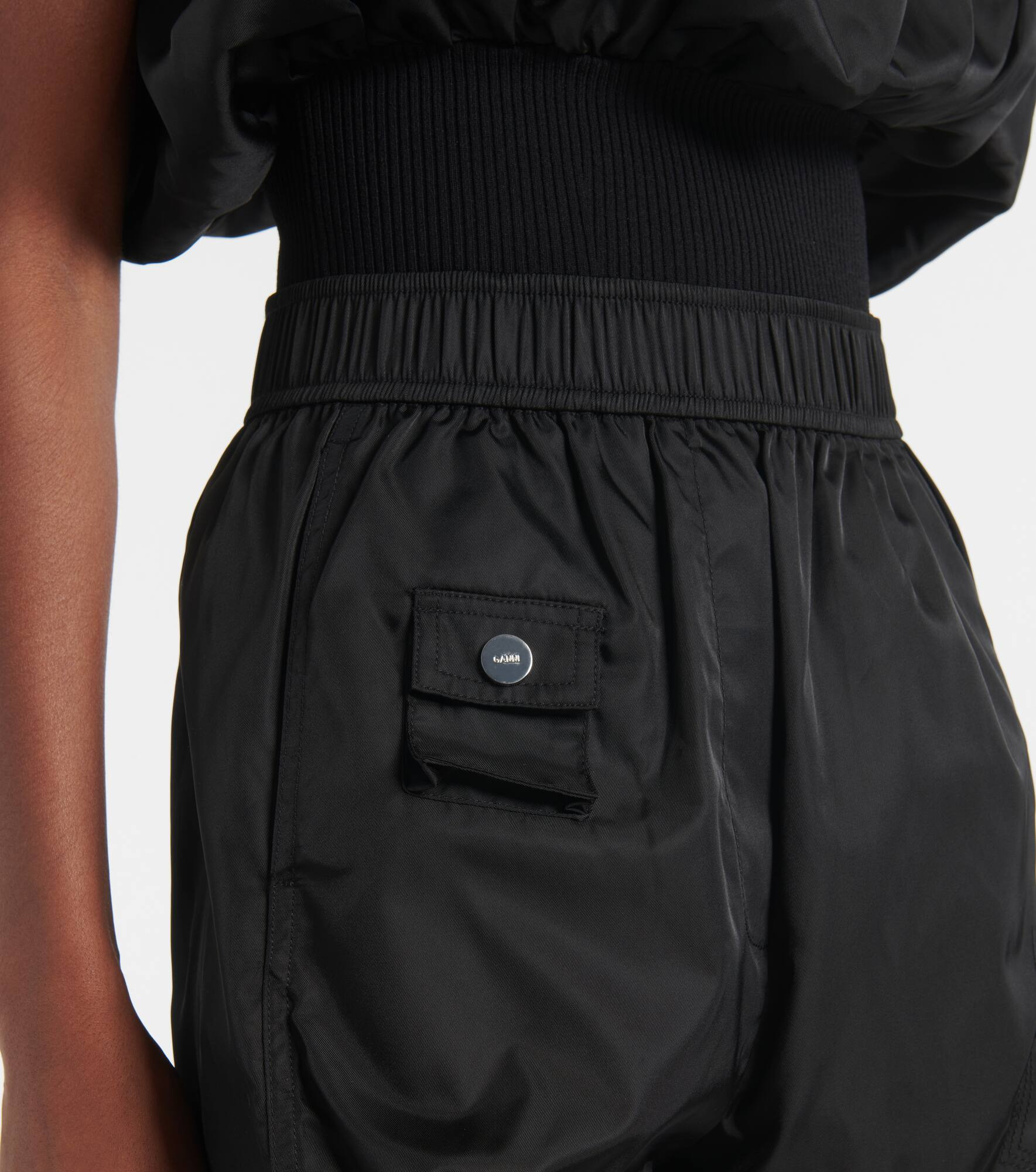 Ruffled cargo shorts - 4