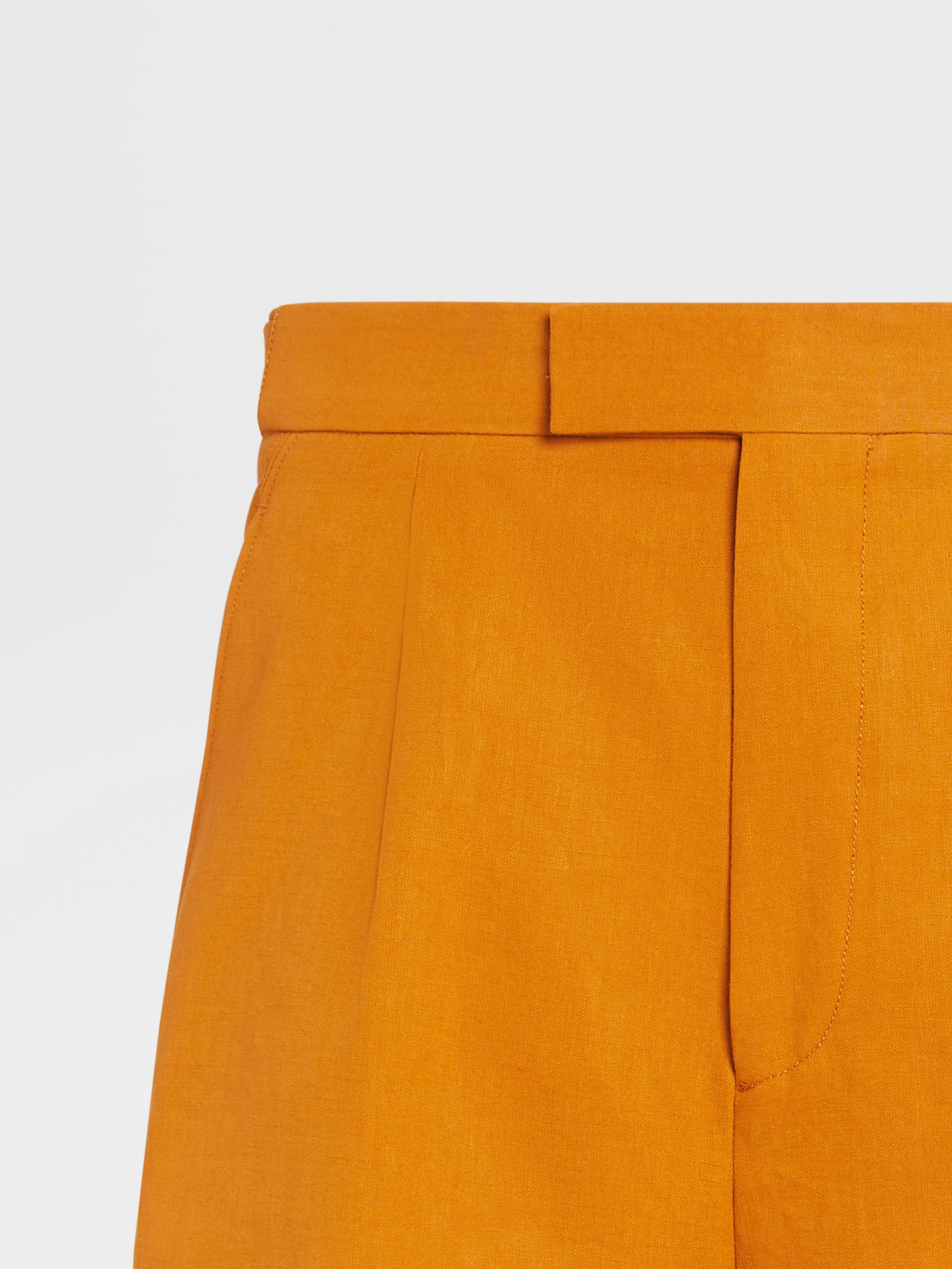 OCHRE OASI LINO SHORTS - 3
