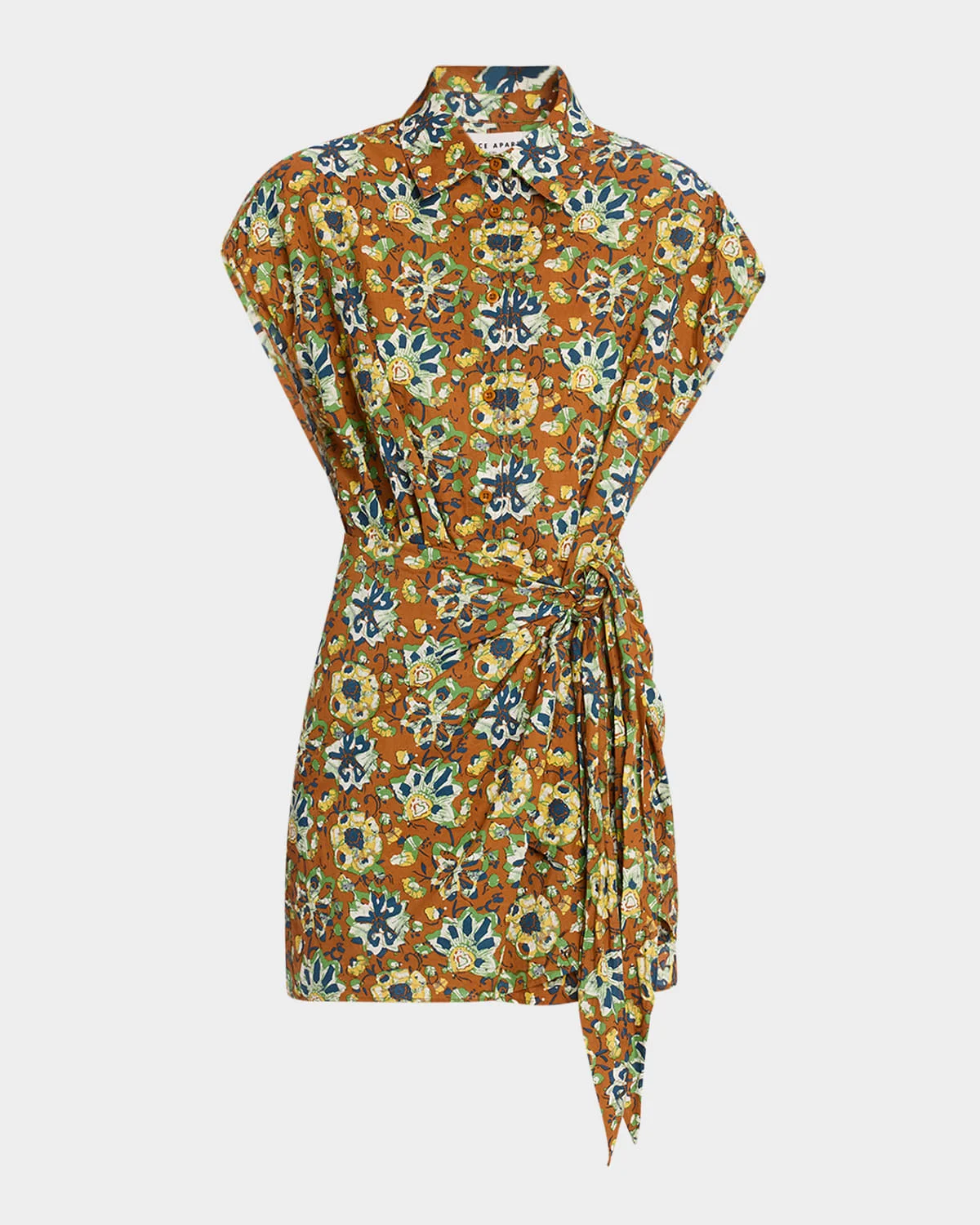 San Vito Organic Cotton Voile Mini Dress - 1