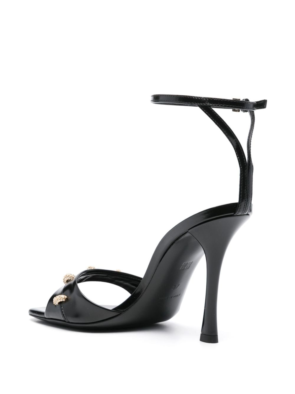 100mm crystal-embellished sandals - 3