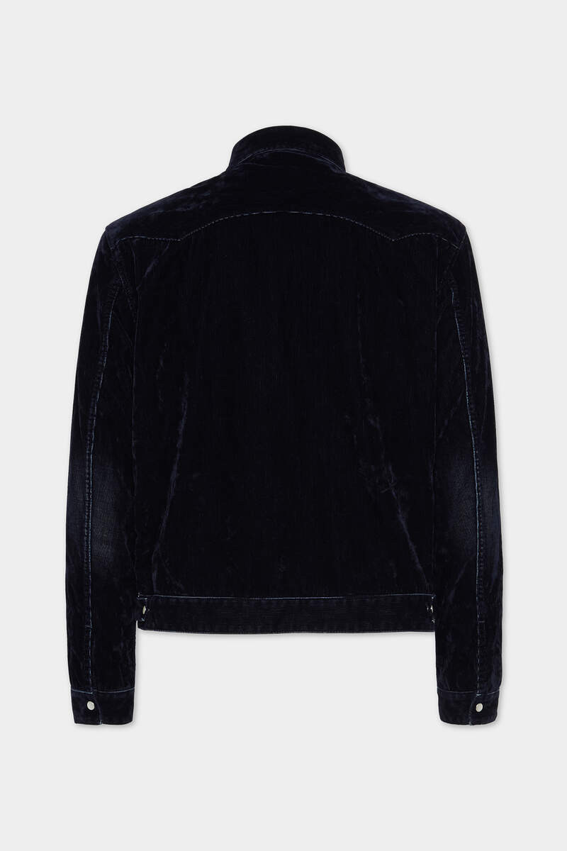 DSQUARED2 FLOCKED CORD JEAN JACKET outlook