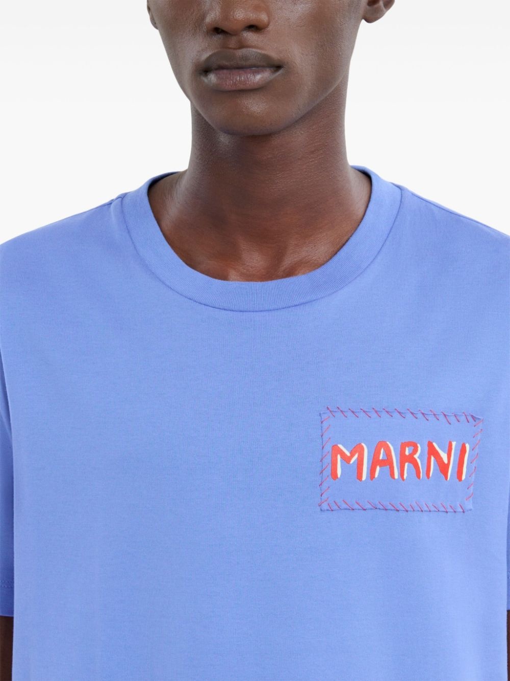 logo patch t-shirt - 5