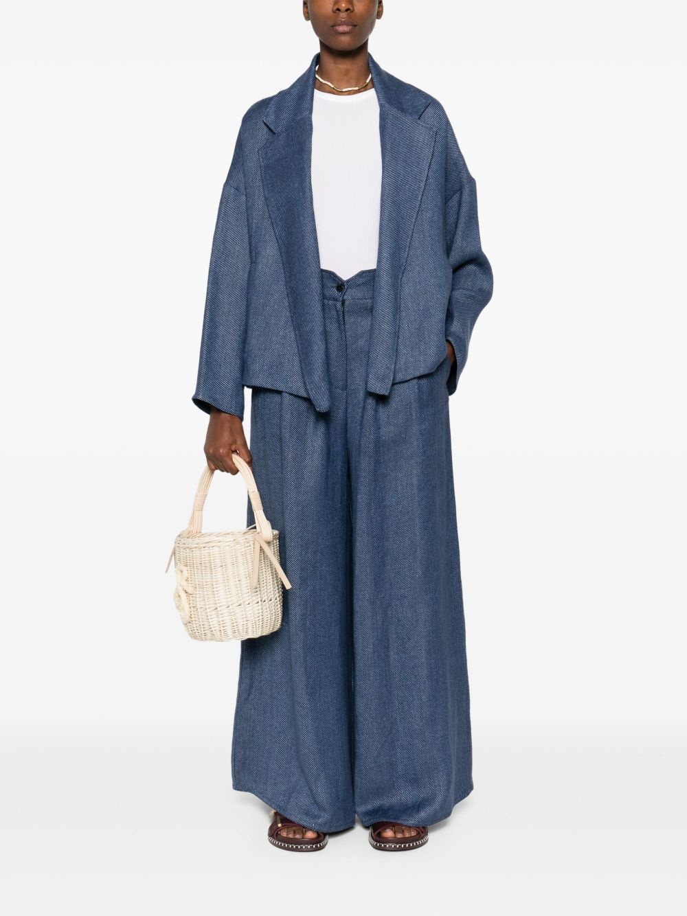 linen trousers - 2