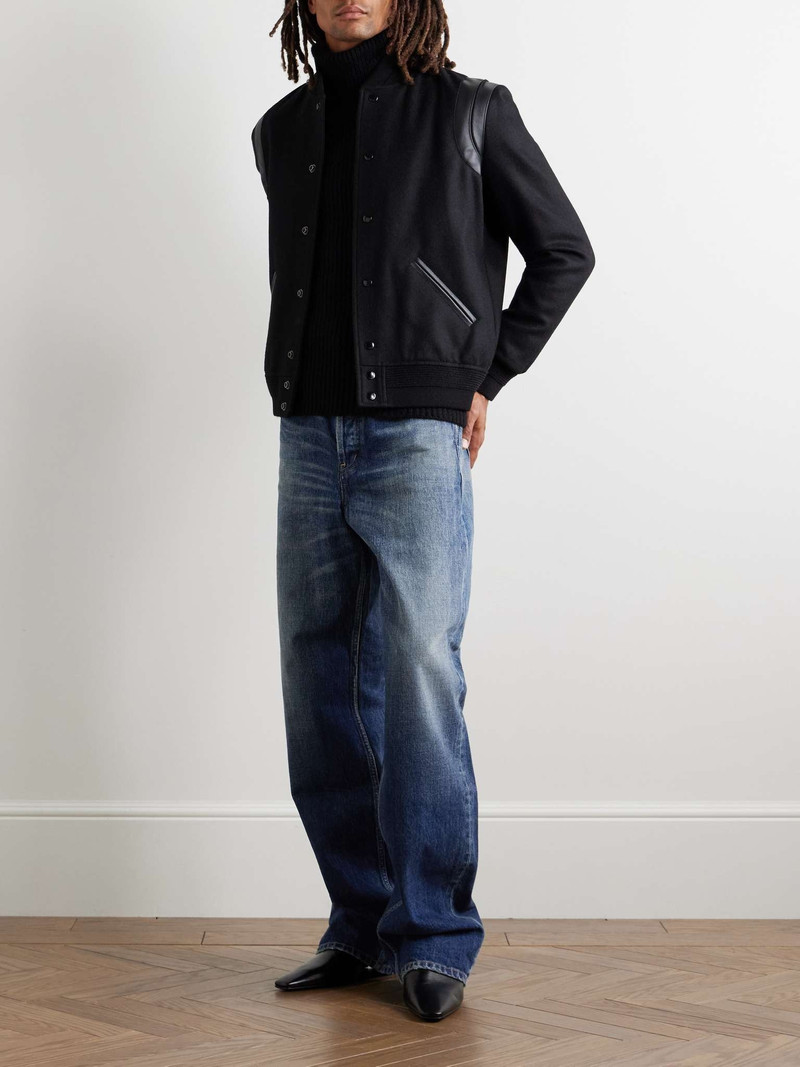 SAINT LAURENT Wide-Leg Distressed Jeans outlook