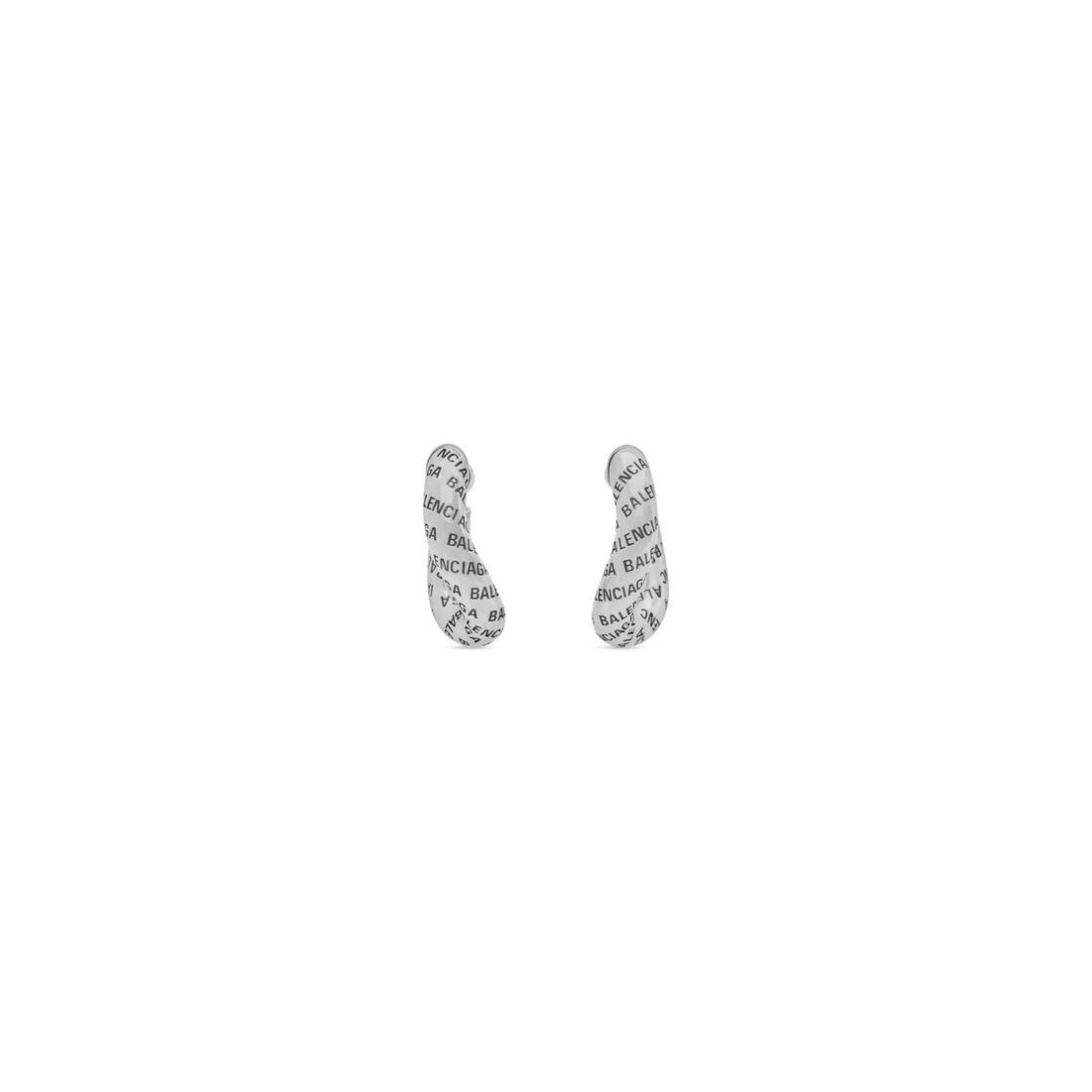 logo earrings - 1