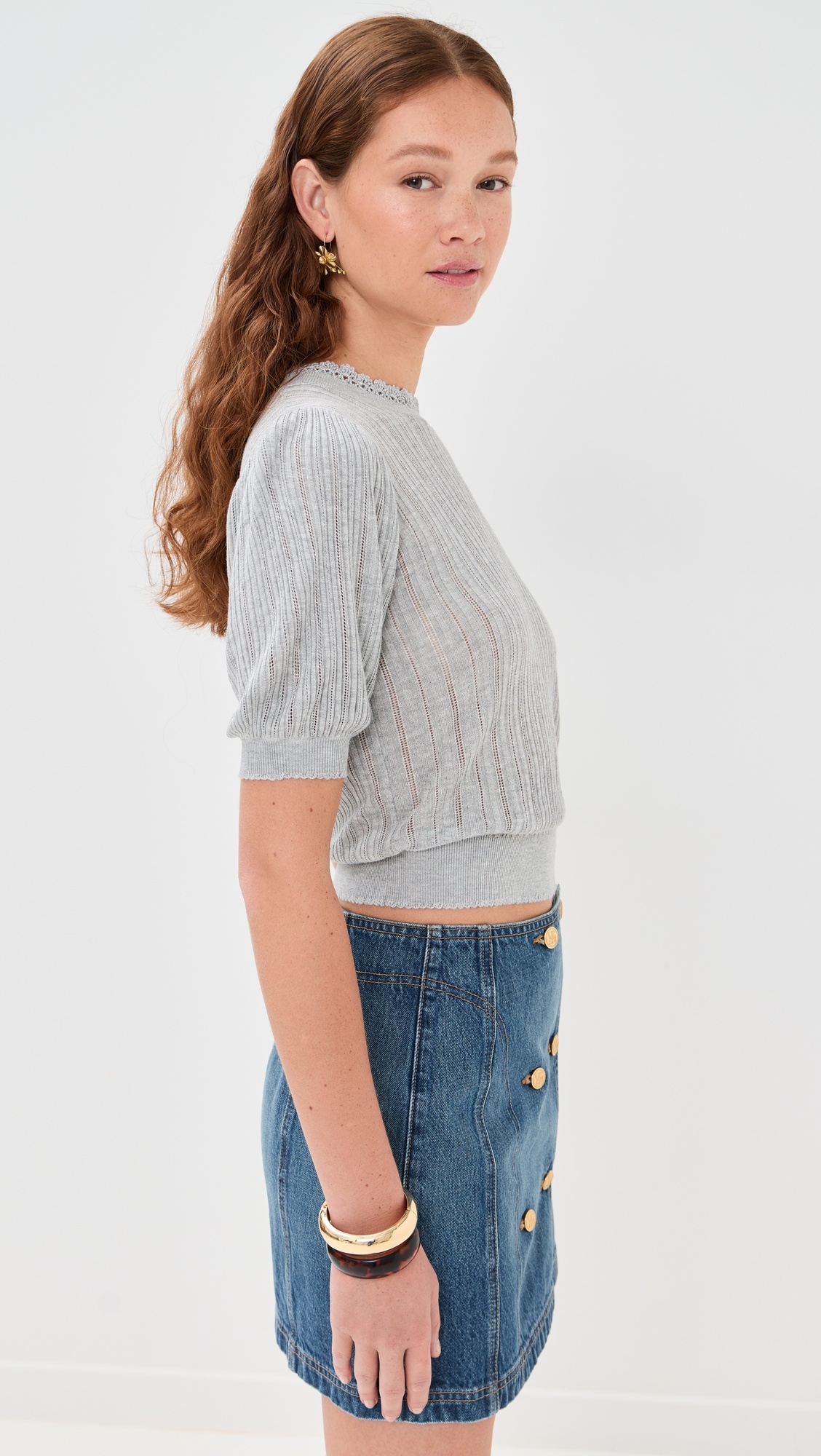 Gemma Short Sleeve Knit Top - 3