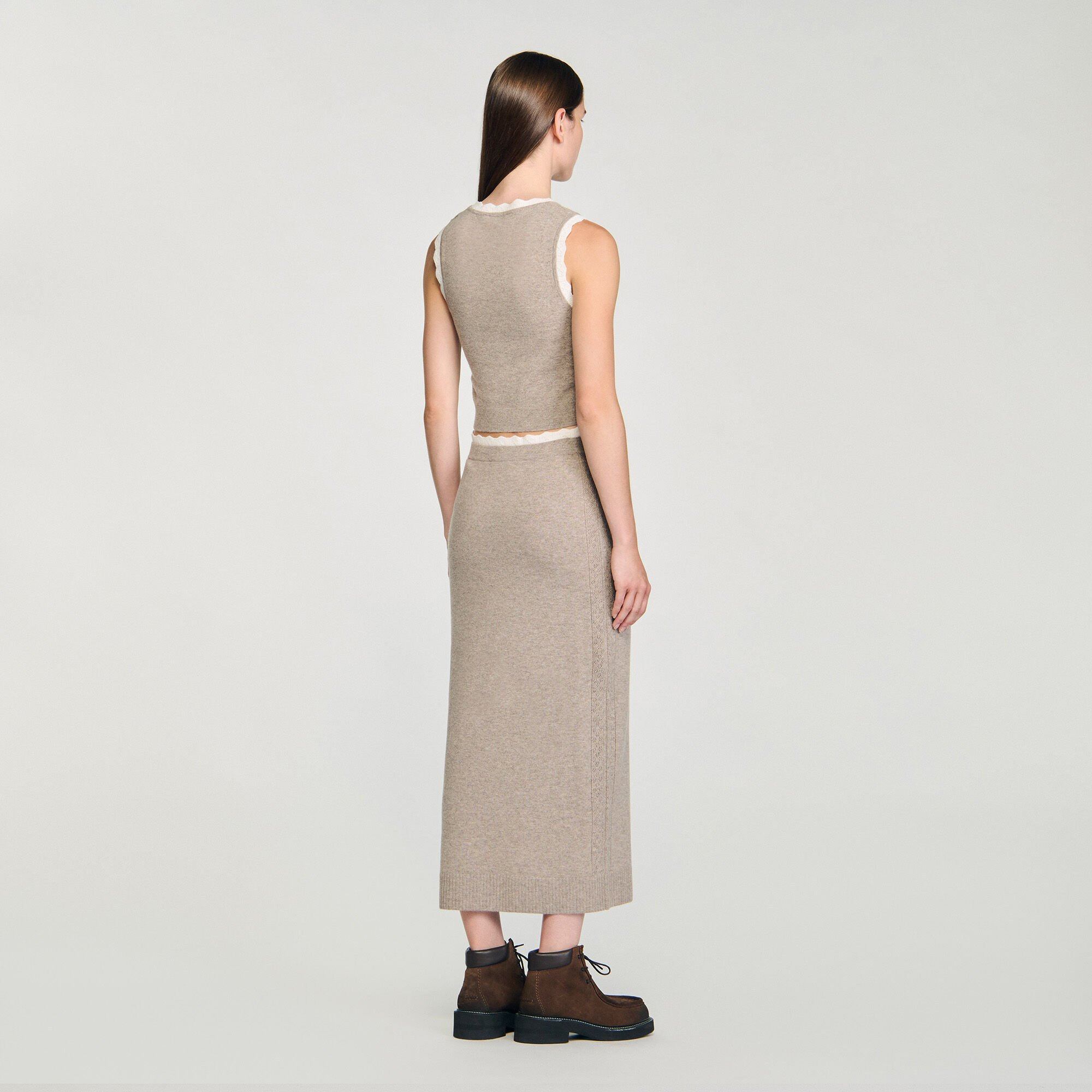 HIGH-NECK KNIT SWEATER - 5