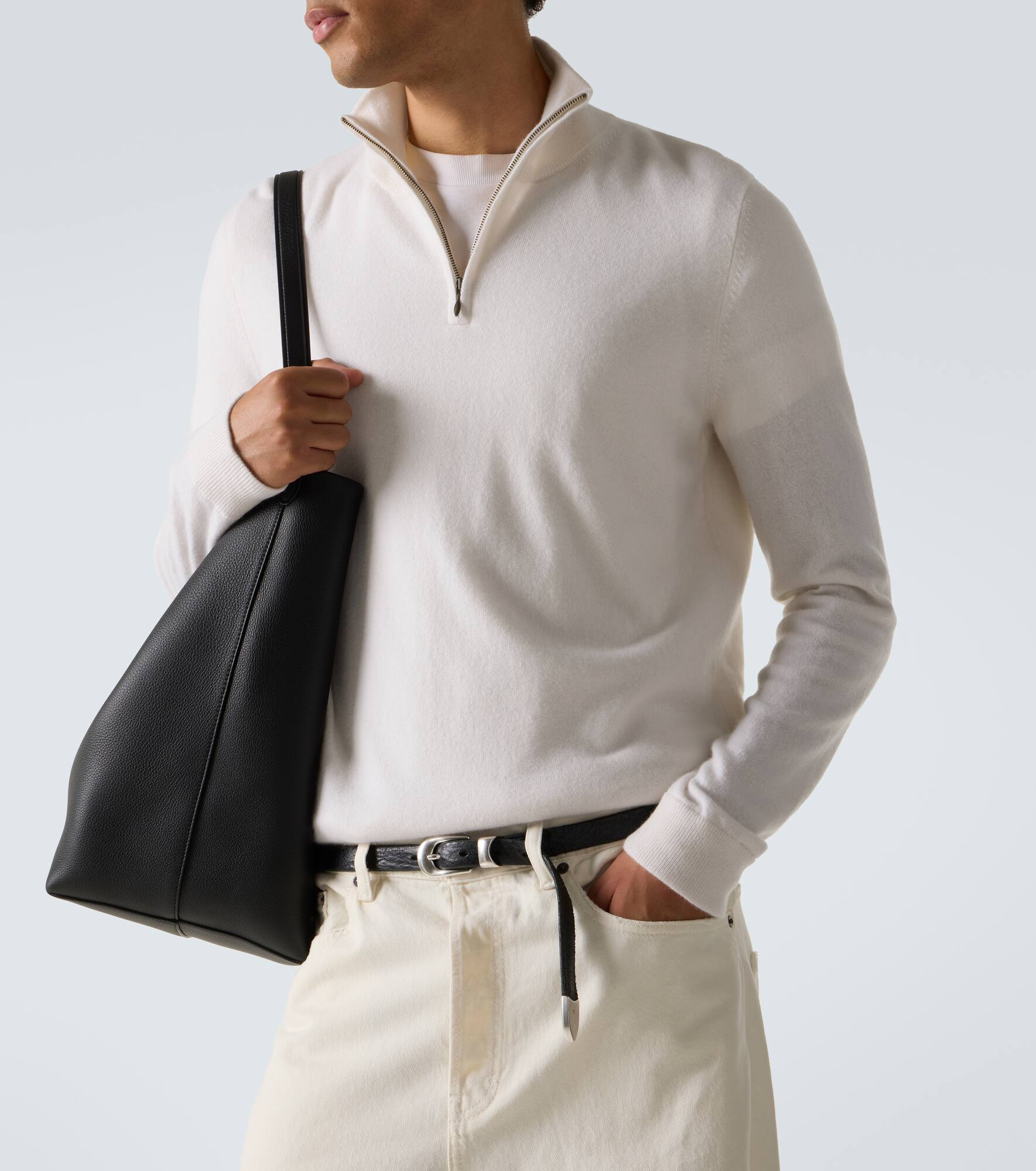 Dared cashmere half-zip sweater - 5