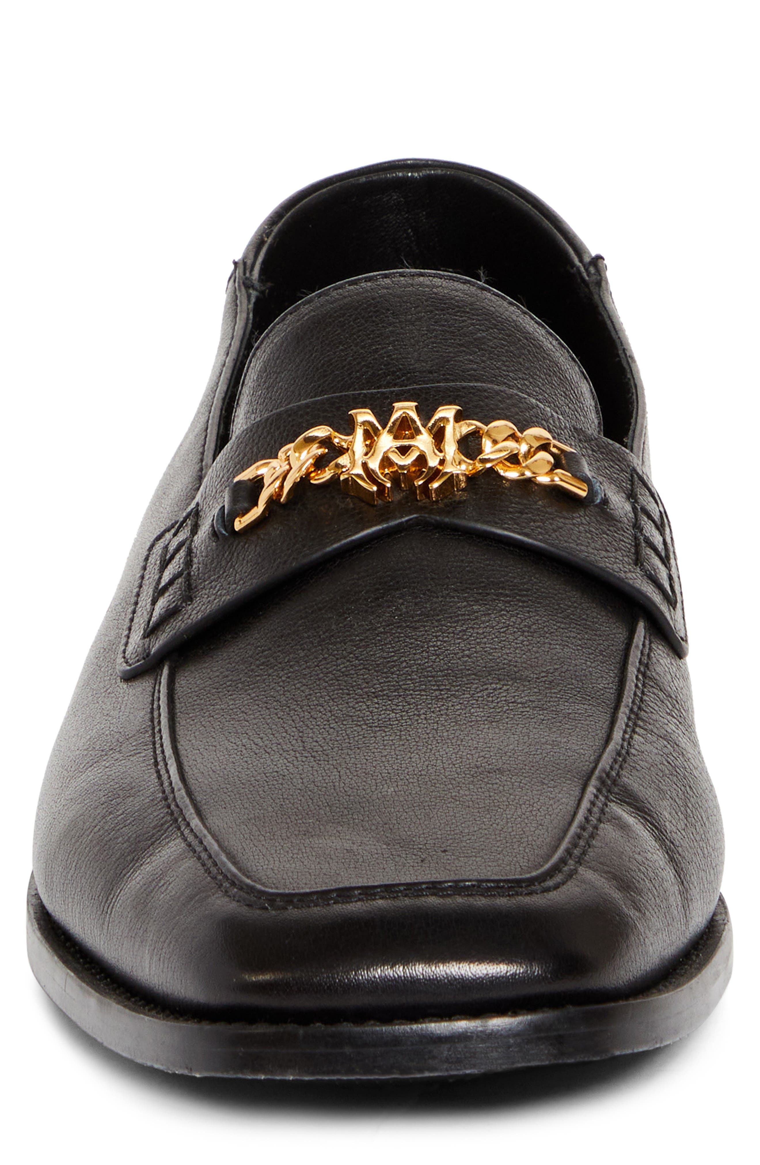 AMIRI MA Chain Penny Loafer in Black at Nordstrom - 4