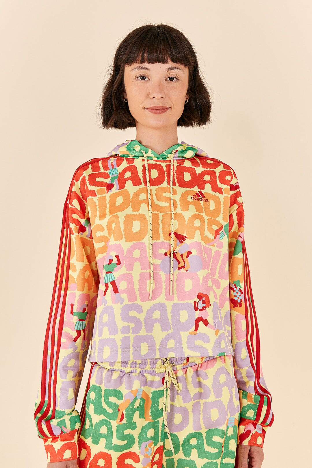 Adidas Farm Hoodie Pearl Citrine - 1