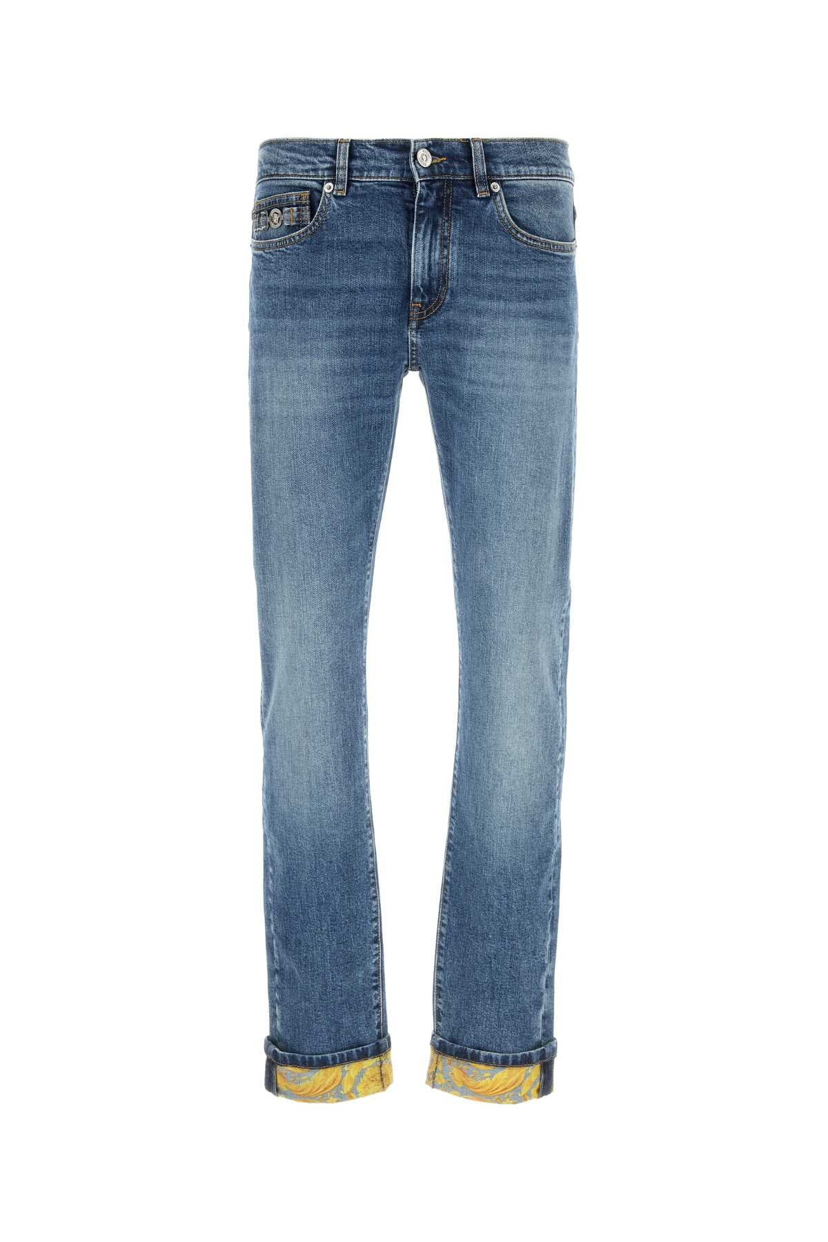 Versace Men Stretch Denim Jeans - 1