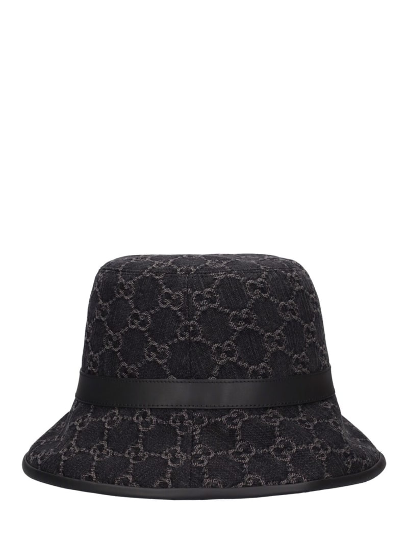 GG denim bucket hat - 4