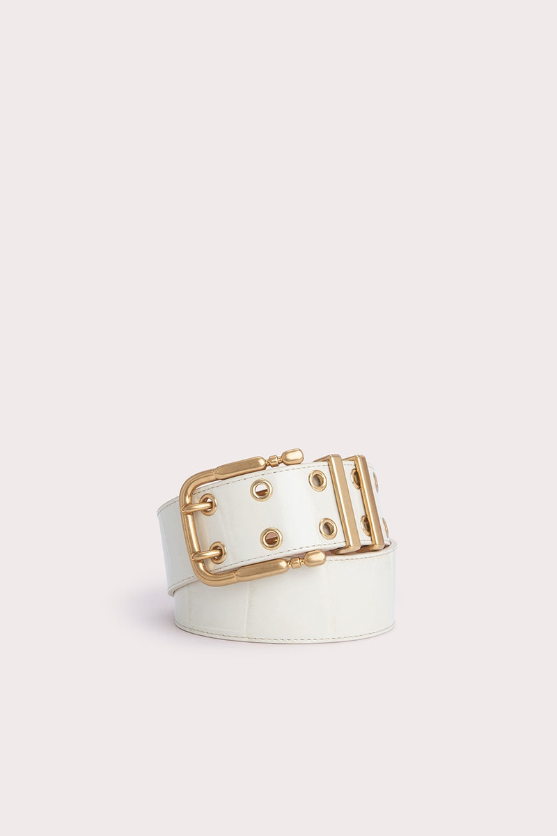 DUO CREAM MAXI CROCO EMBOSSED LEATHER 1