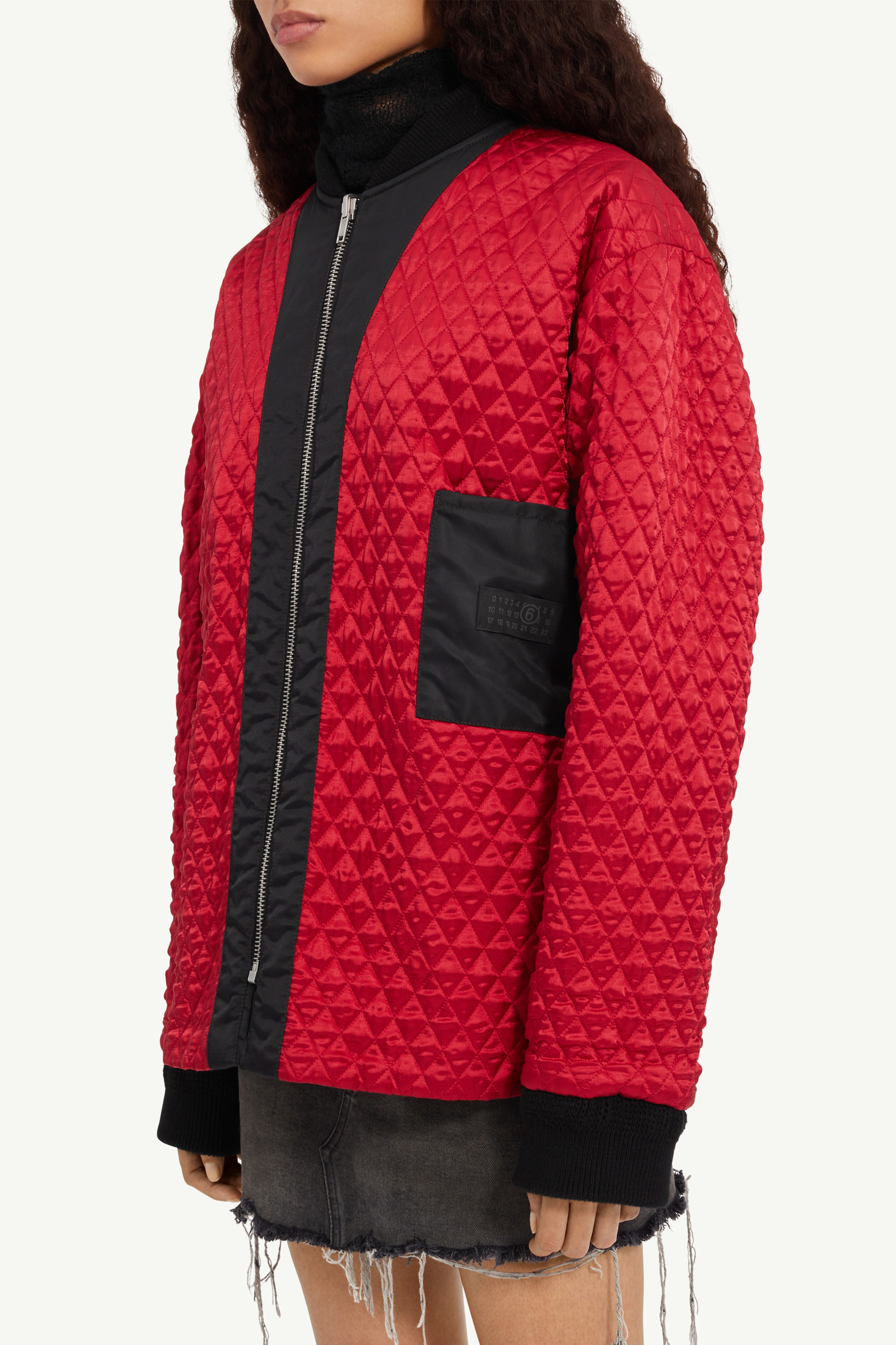 Quilted bomber jacket - 8