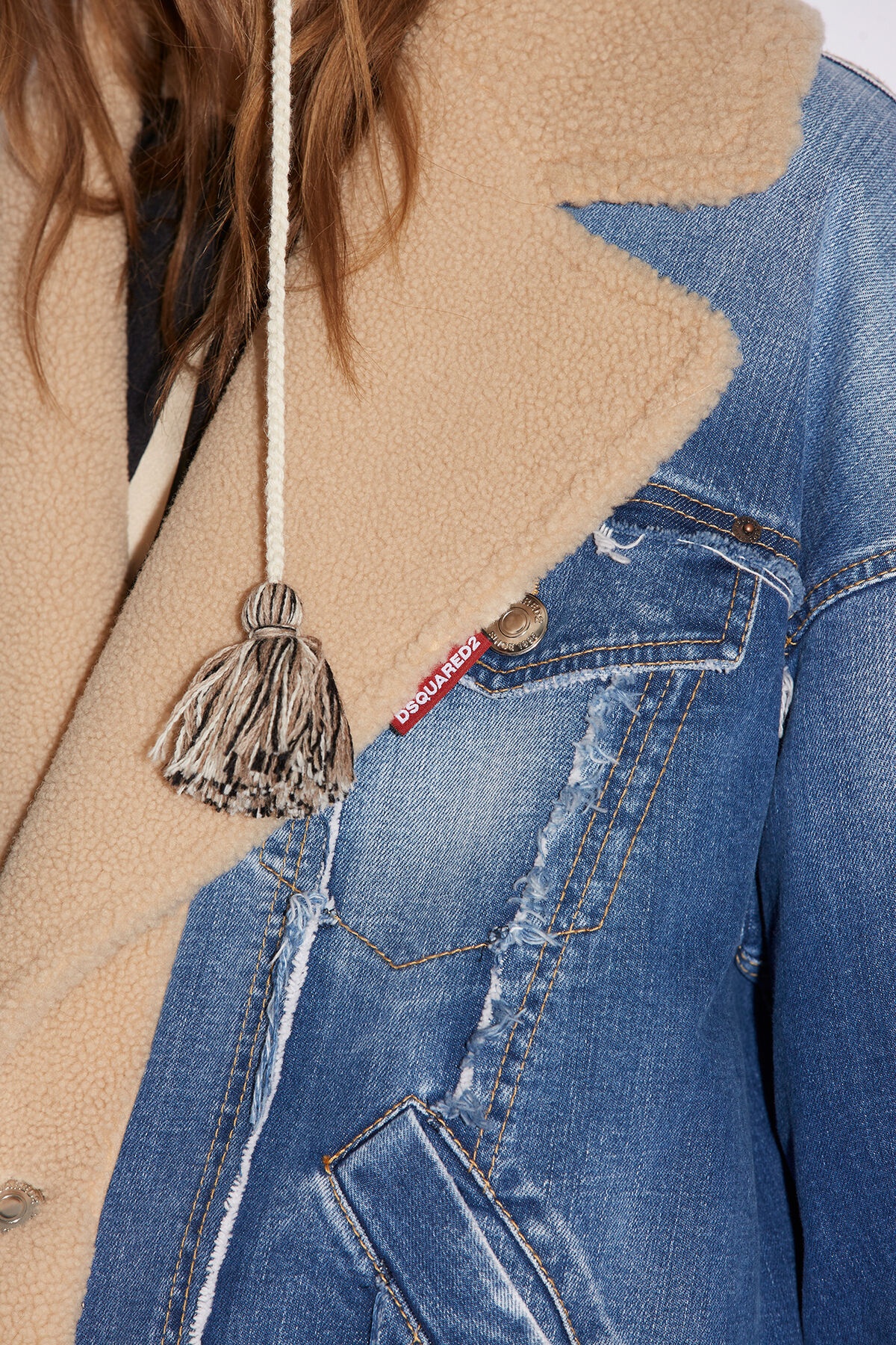 SHERLING OVER JEAN JACKET - 6