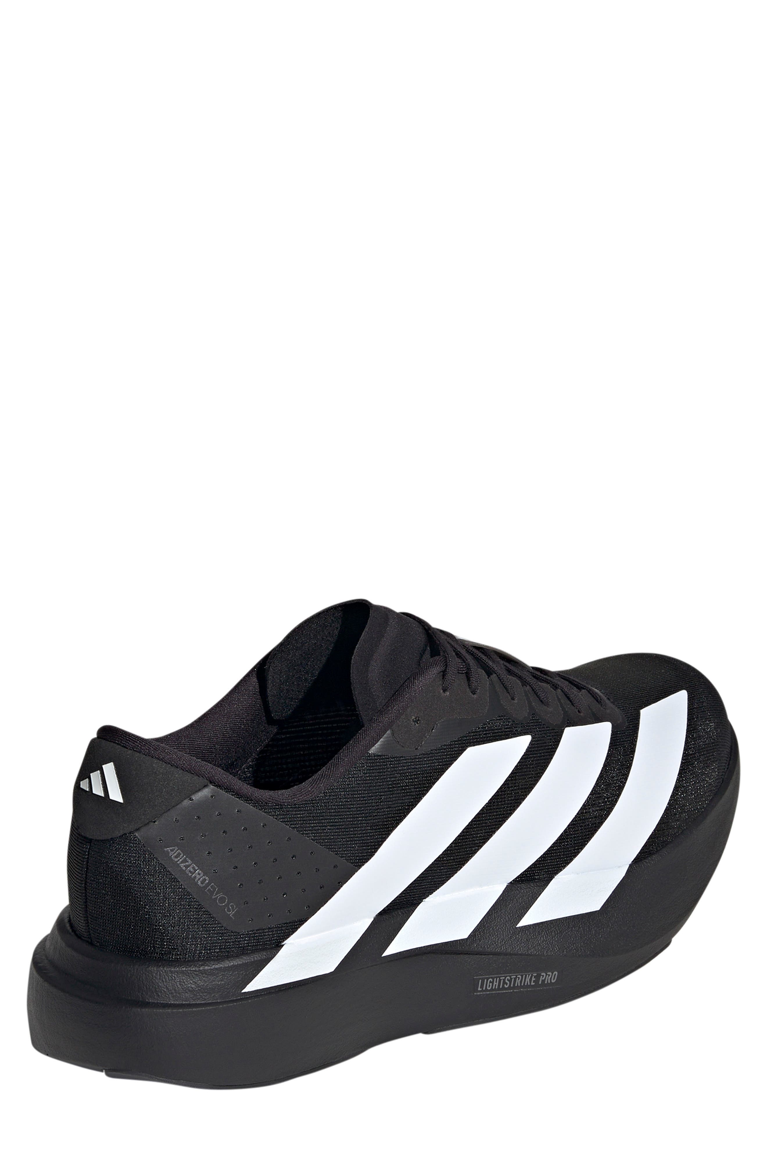 adidas Gender Inclusive Adizero Evo SL Running Shoe in Cblack/ftw at Nordstrom - 2