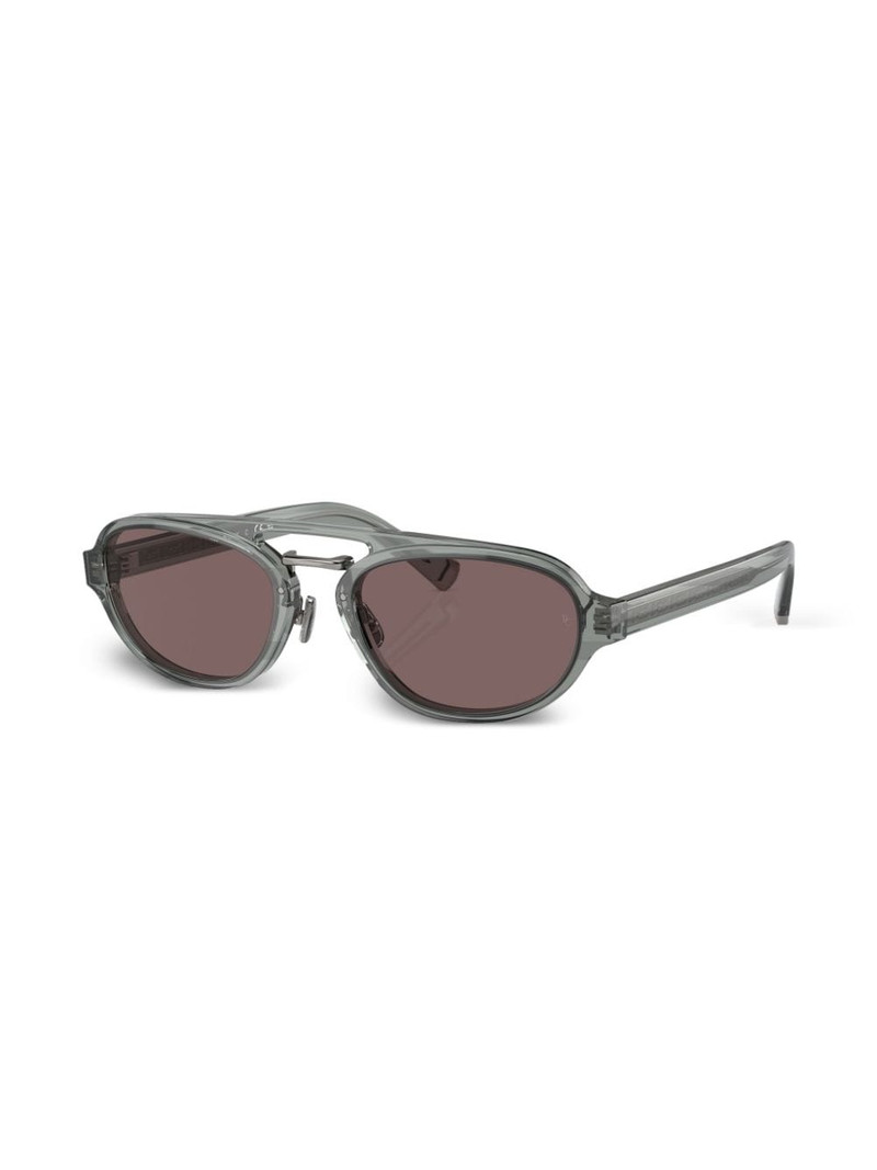 Brunello Cucinelli BC4008S oval-frame sunglasses outlook