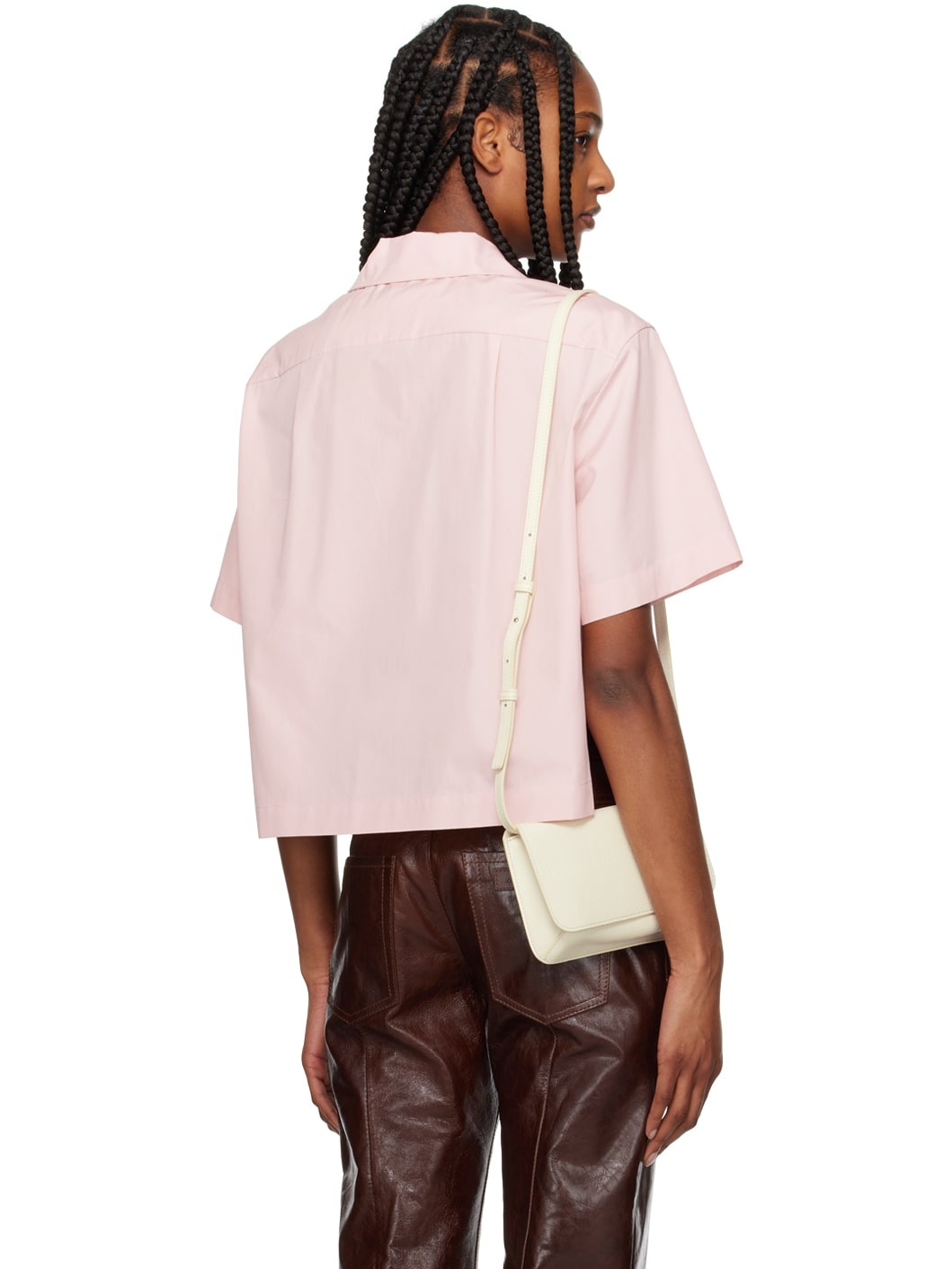 Pink Flower Patches Shirt - 3
