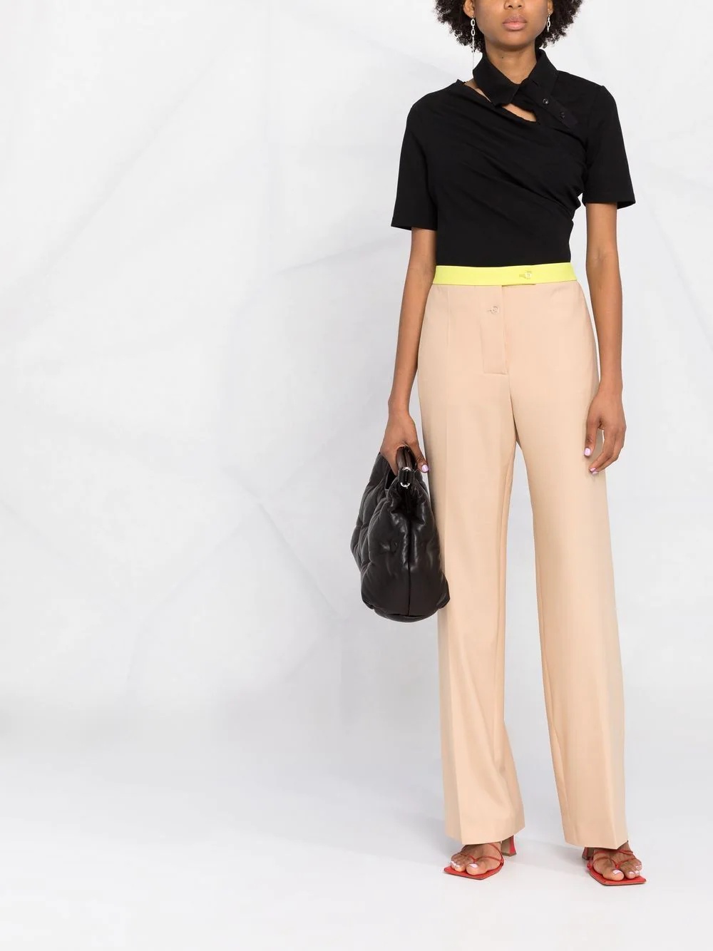 Active straight-leg tailored trousers - 2