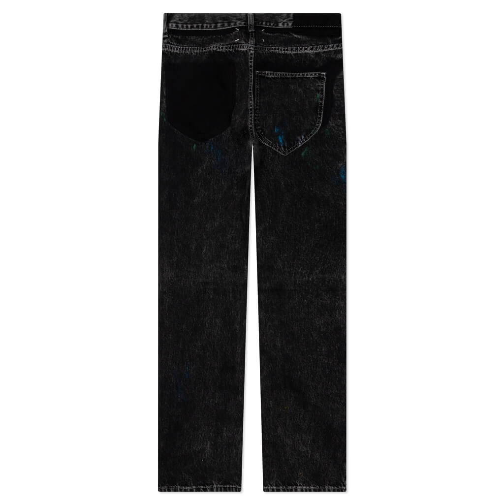 PANTS 5 POCKETS - WASHED BLACK - 2