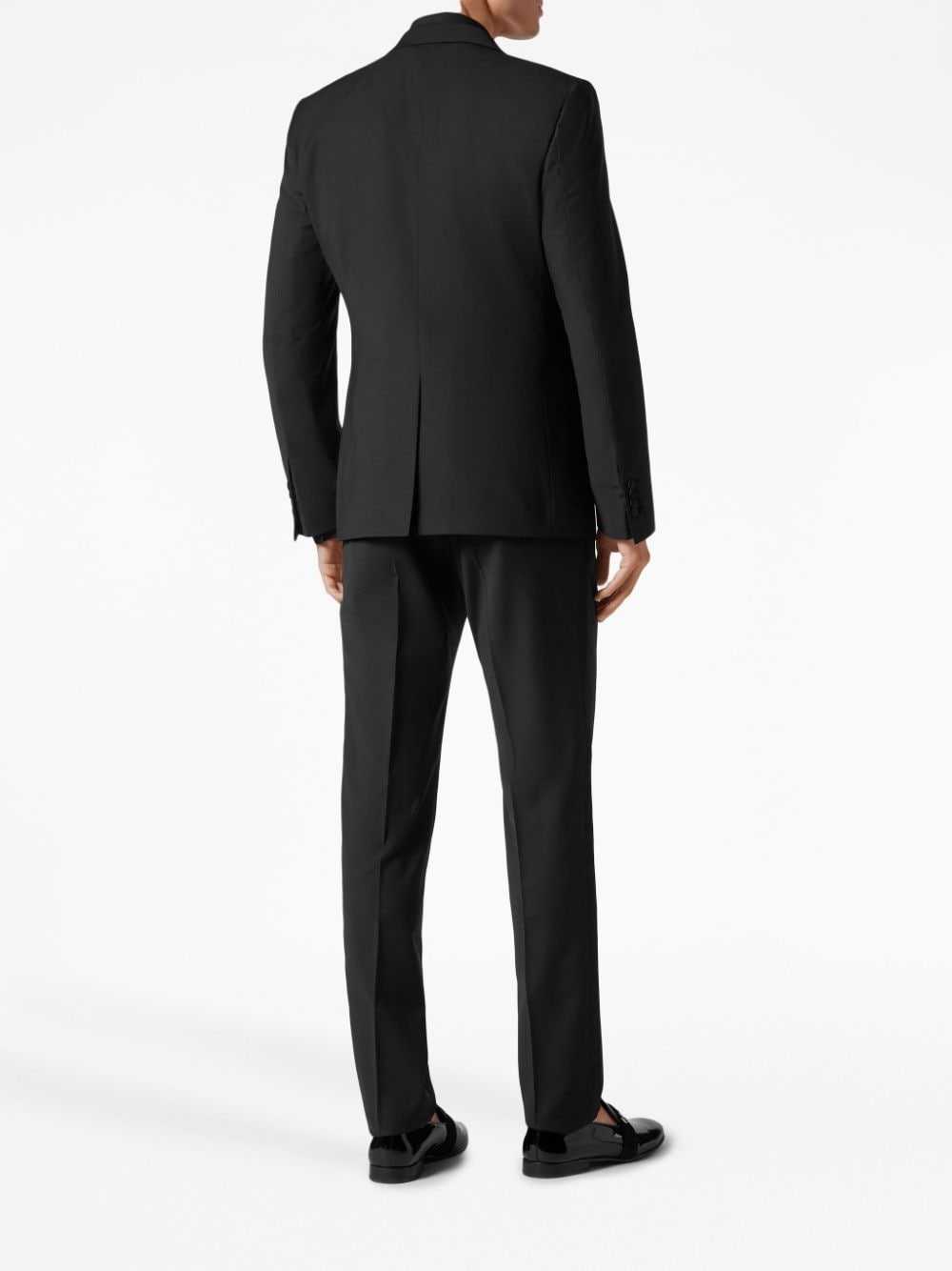 notched-lapels suit set - 3