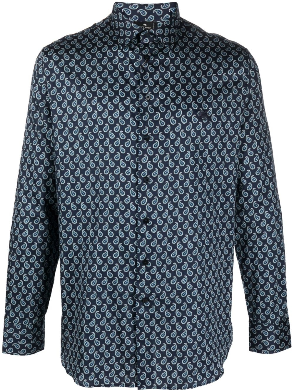 paisley-print cotton shirt - 1