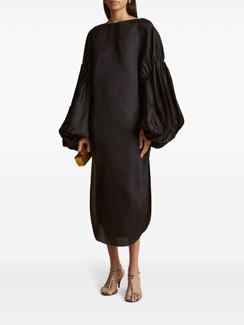 KHAITE Zelma silk maxi dress outlook