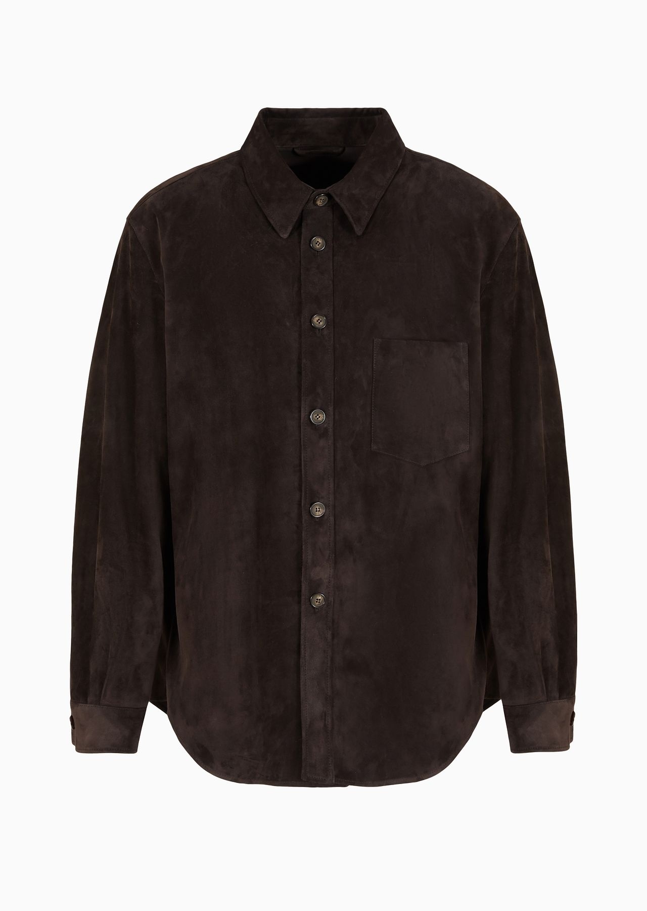 Oversized suede shirt - 1