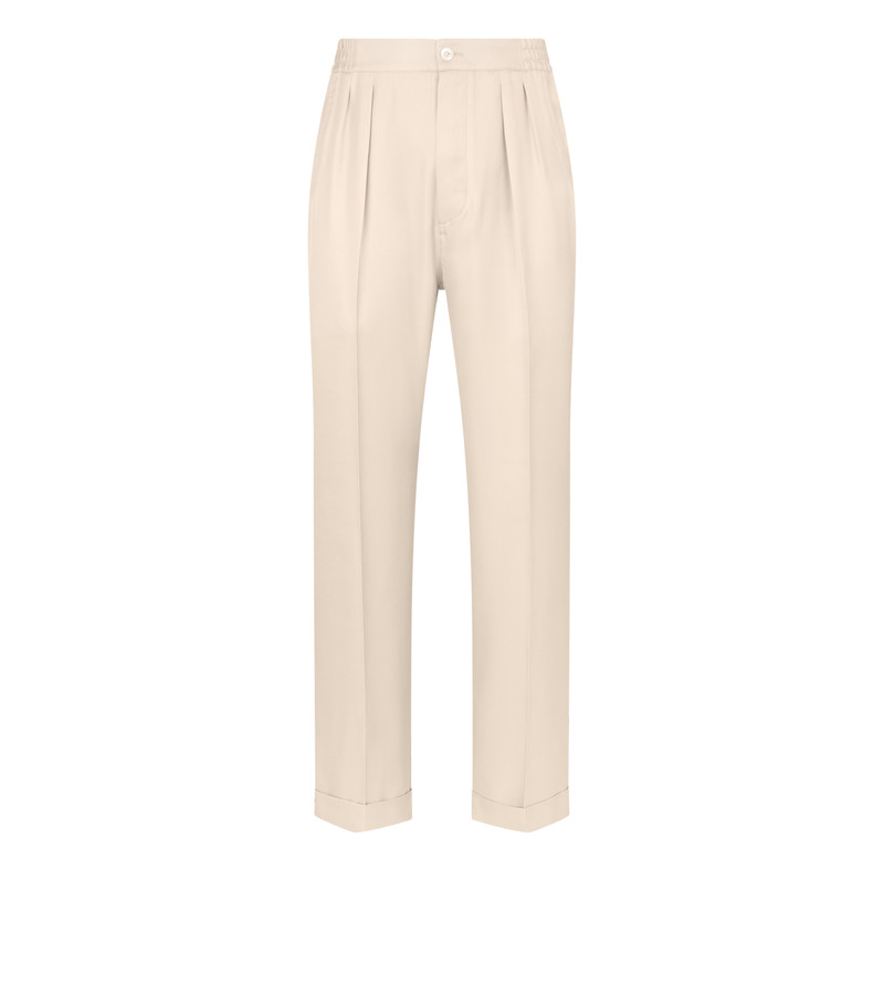 LUXURY SILK TWILL LOUNGE PANT 1