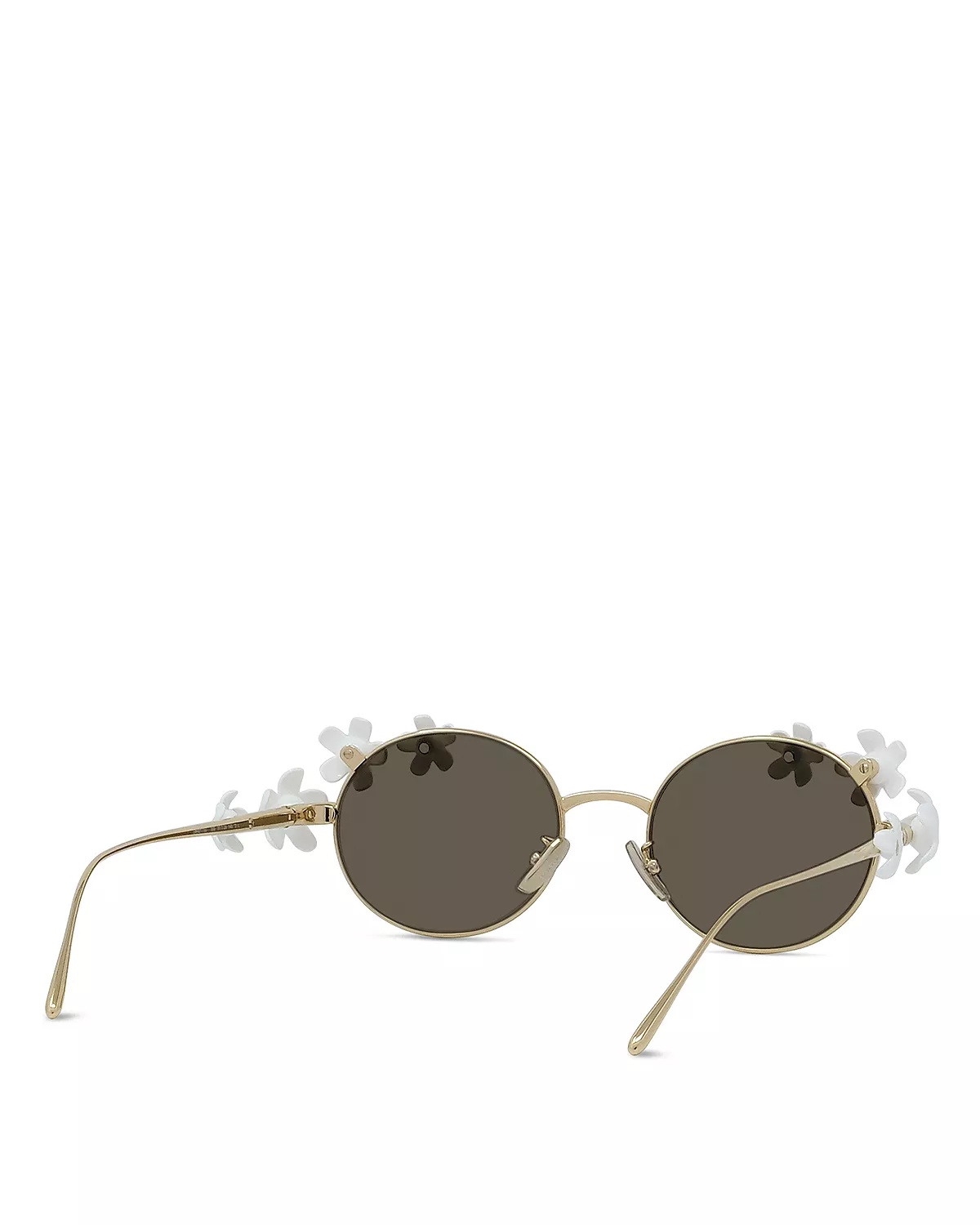 Signature Flower Framed Yellow Oval Sunglasses, 51mm - 9
