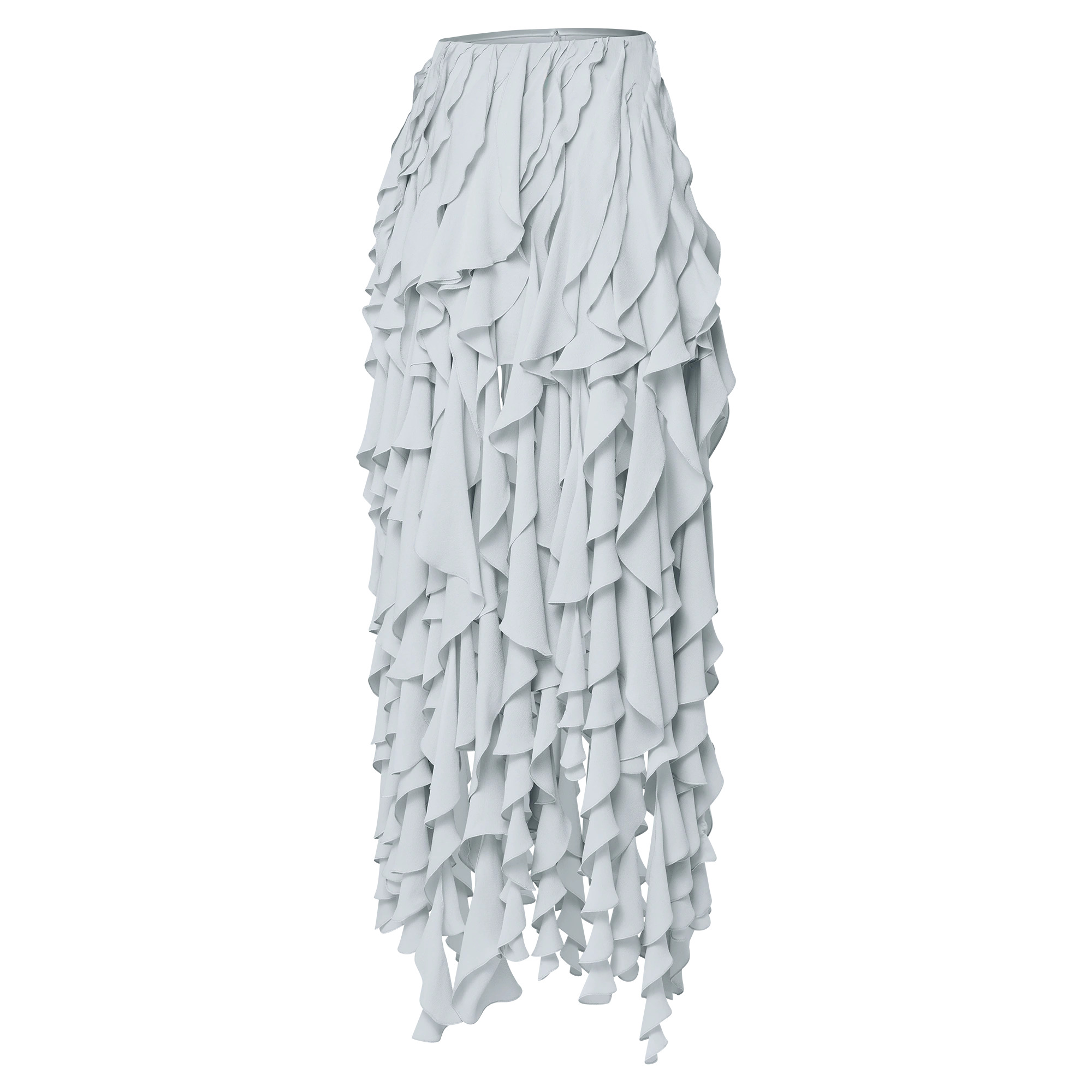 Carnation Print Ruffle Skirt - 2