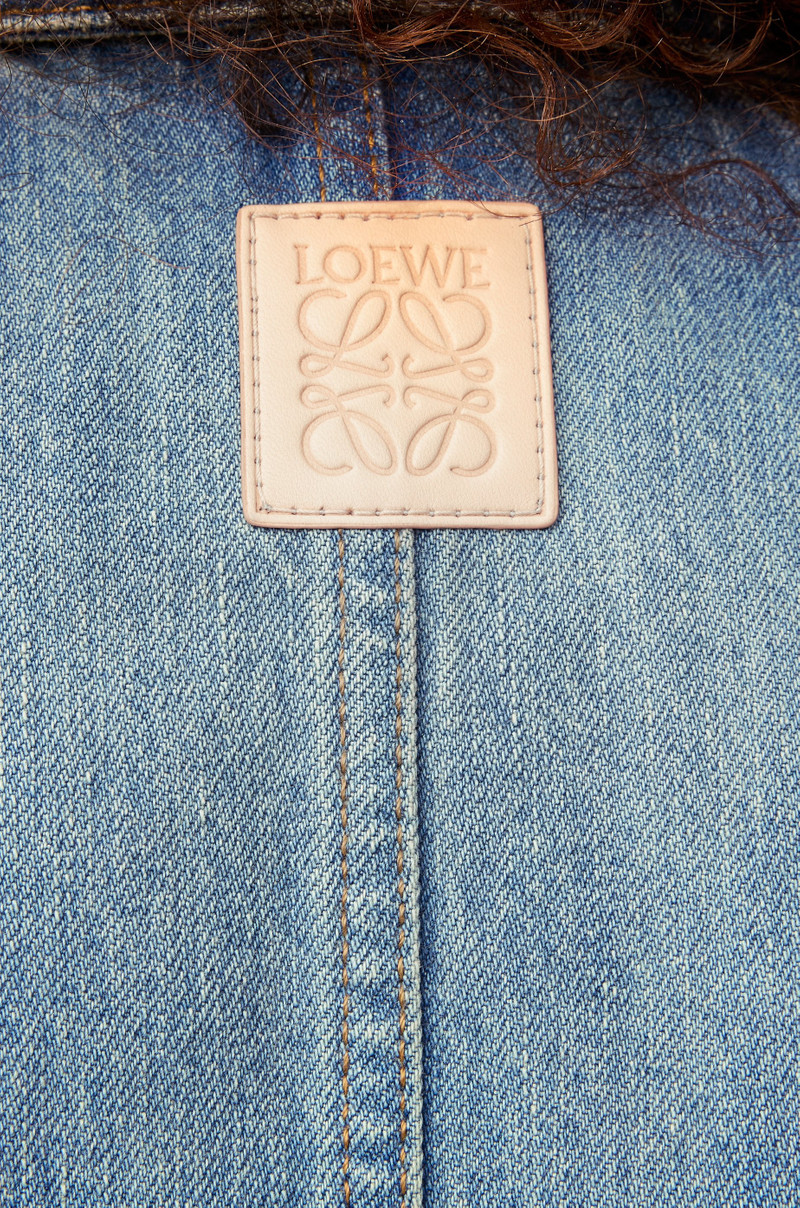 Trapeze jacket in denim 6