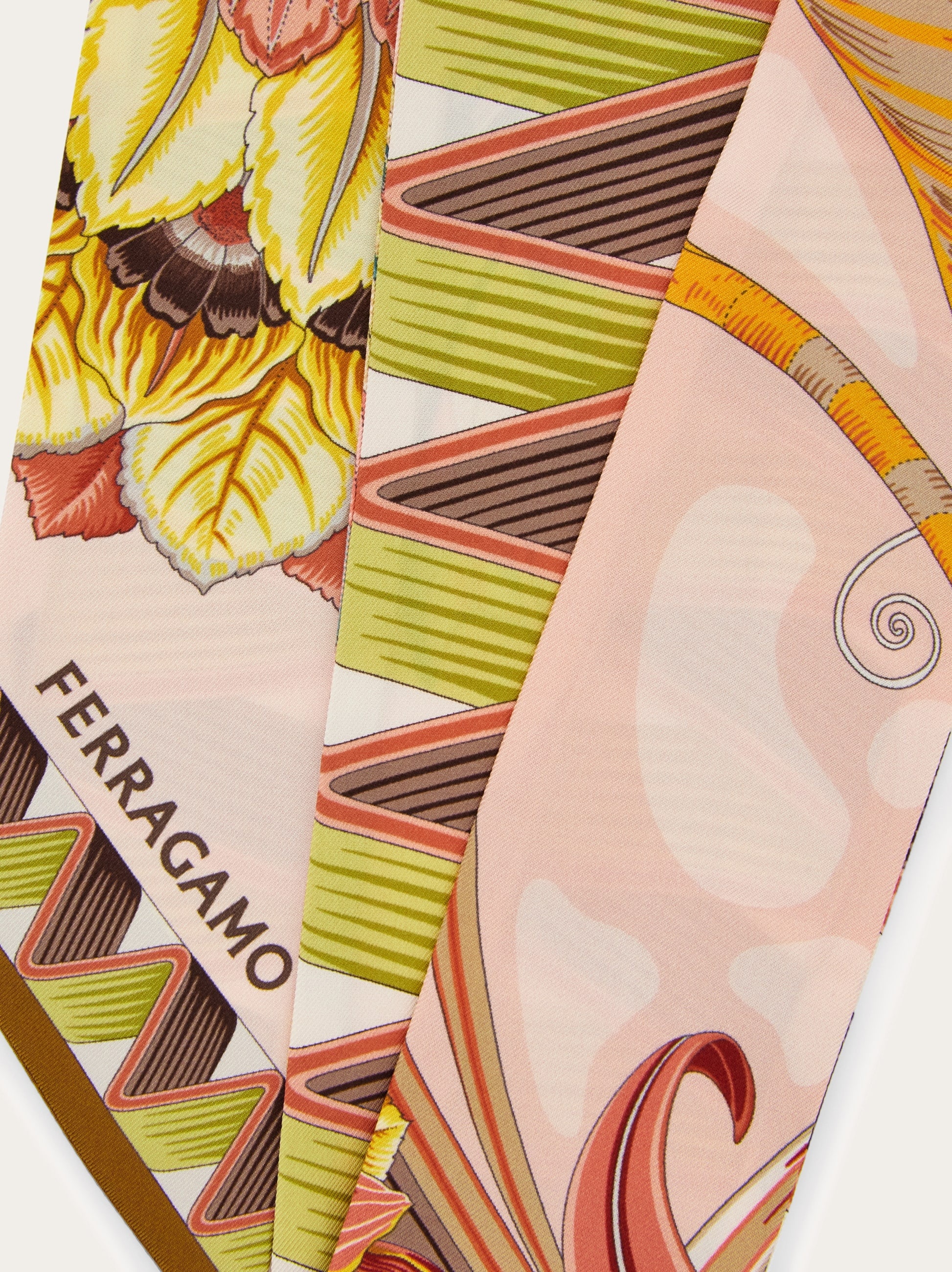 Giada print silk bandeau - 2