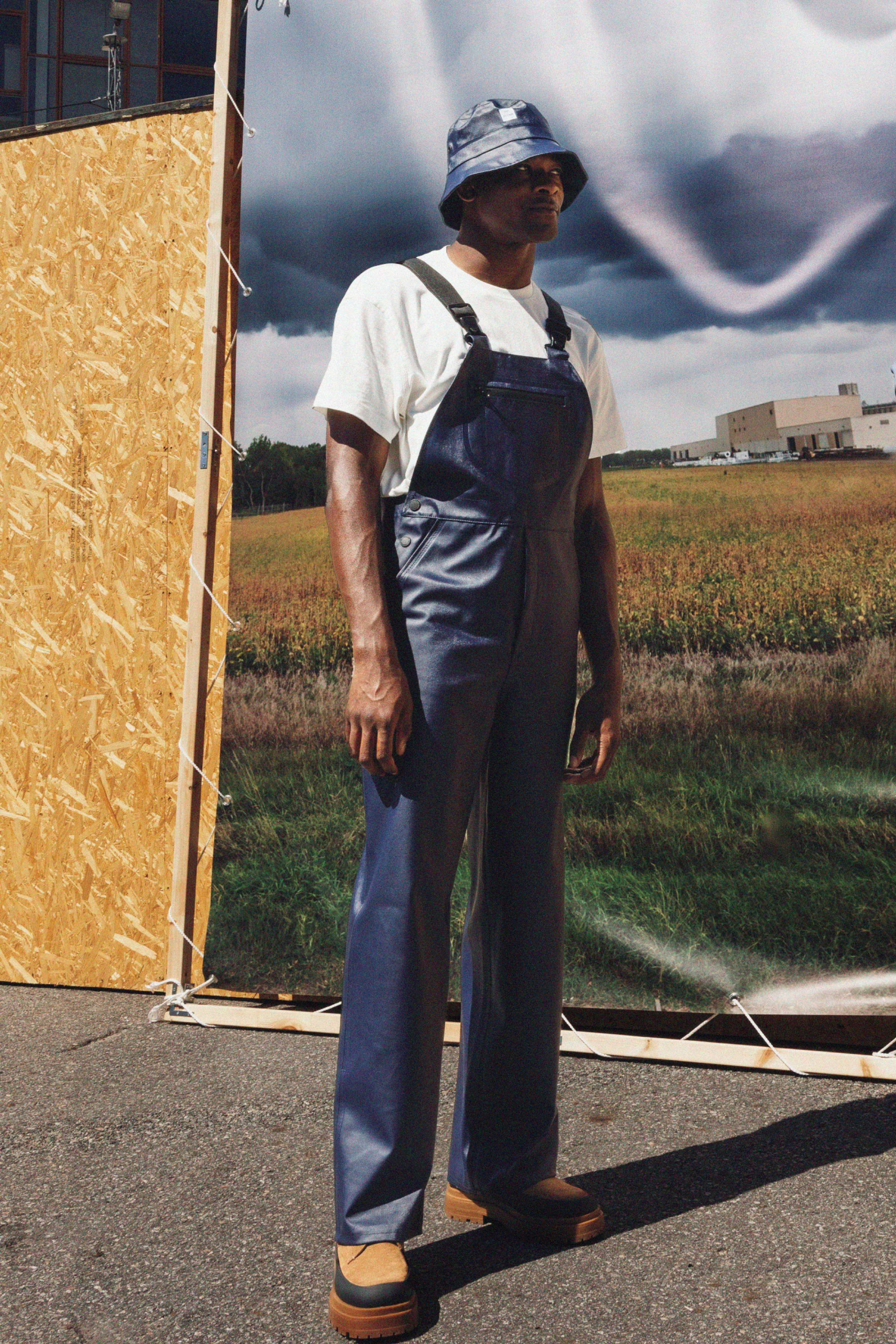 Unisex Lee® x STUTTERHEIM Bib Overall Aviator Navy - 5