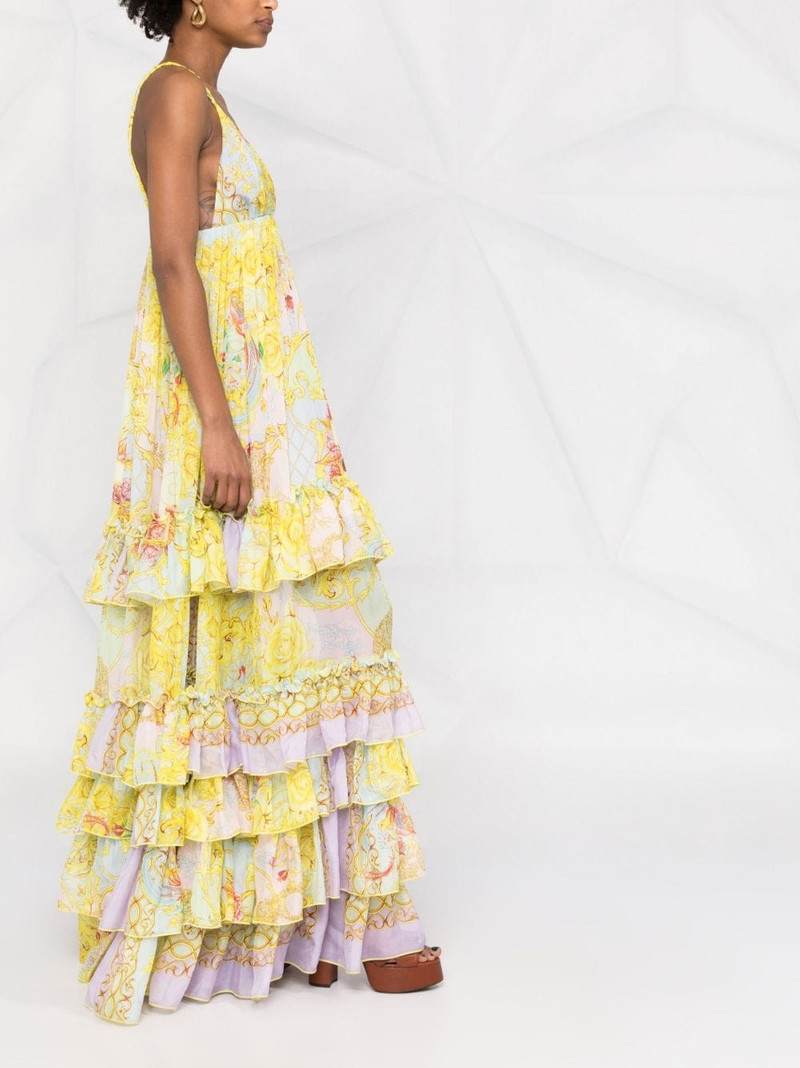 새로운 Baroque maxi-dress 6