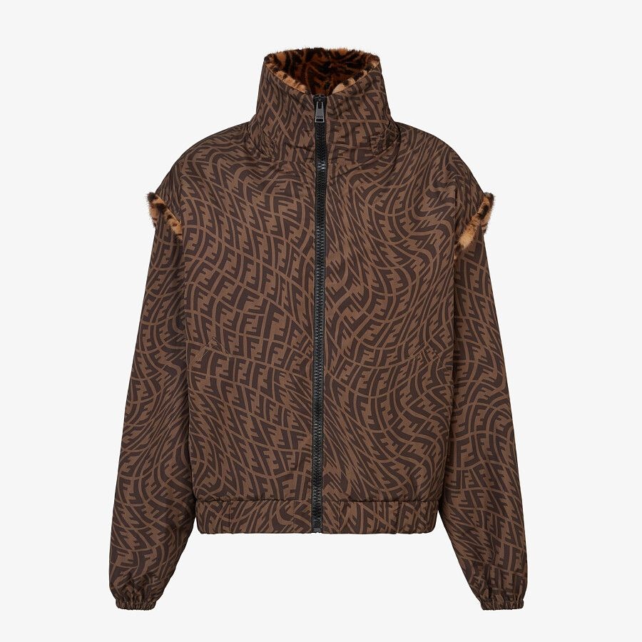 Brown mink gilet - 5