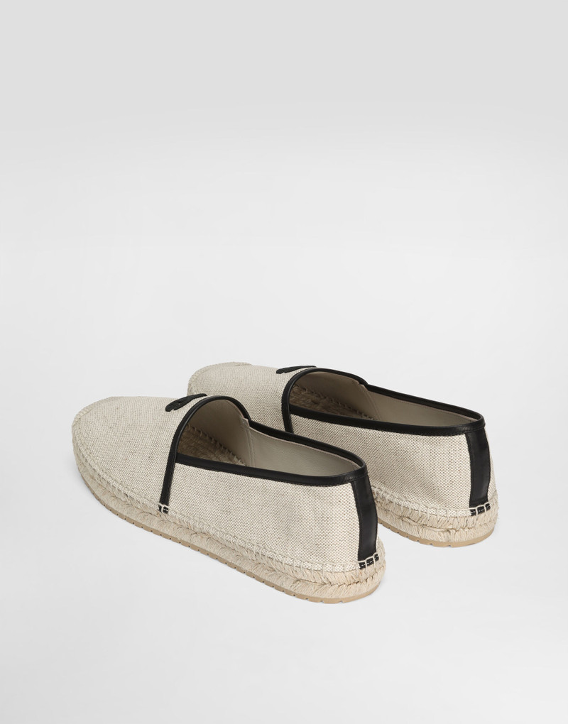 Dolce & Gabbana Salt&pepper and nappa espadrilles outlook