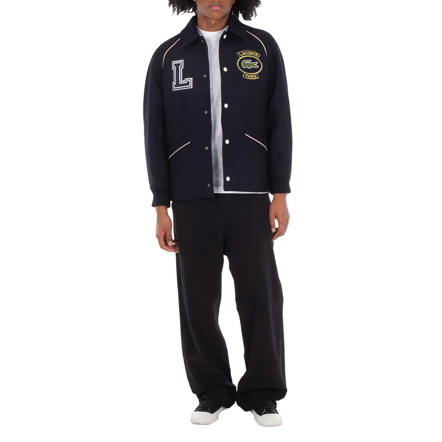Lacoste Paris Wool-Blend Blouson Jacket - 3