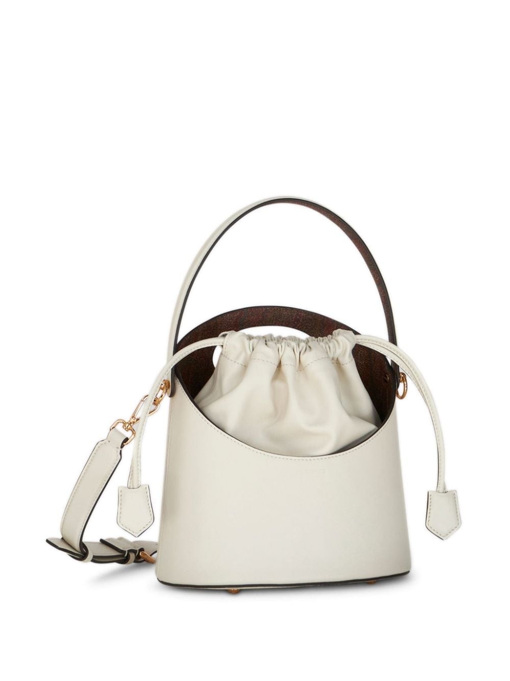 medium Saturno leather bucket bag - 5