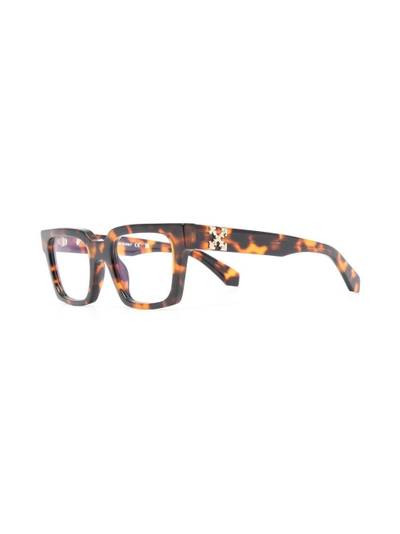 Off-White Arrows square-frame glasses outlook