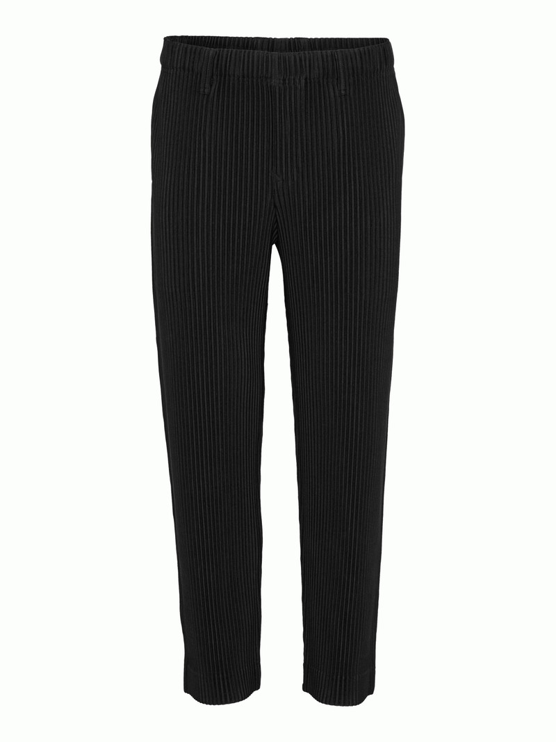 SS25 PLEATED PANTS - BLACK 1