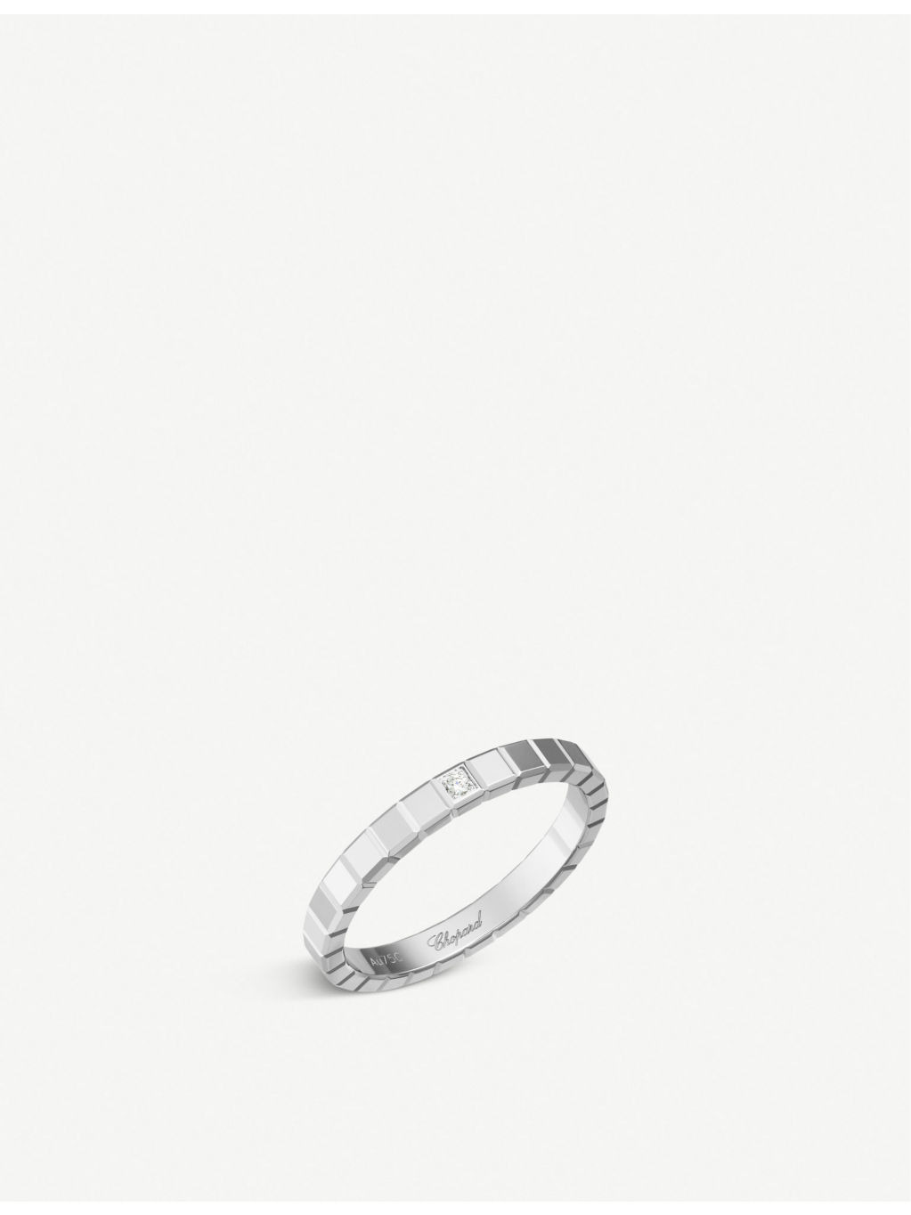 Ice Cube 18ct white-gold and diamond ring - 2