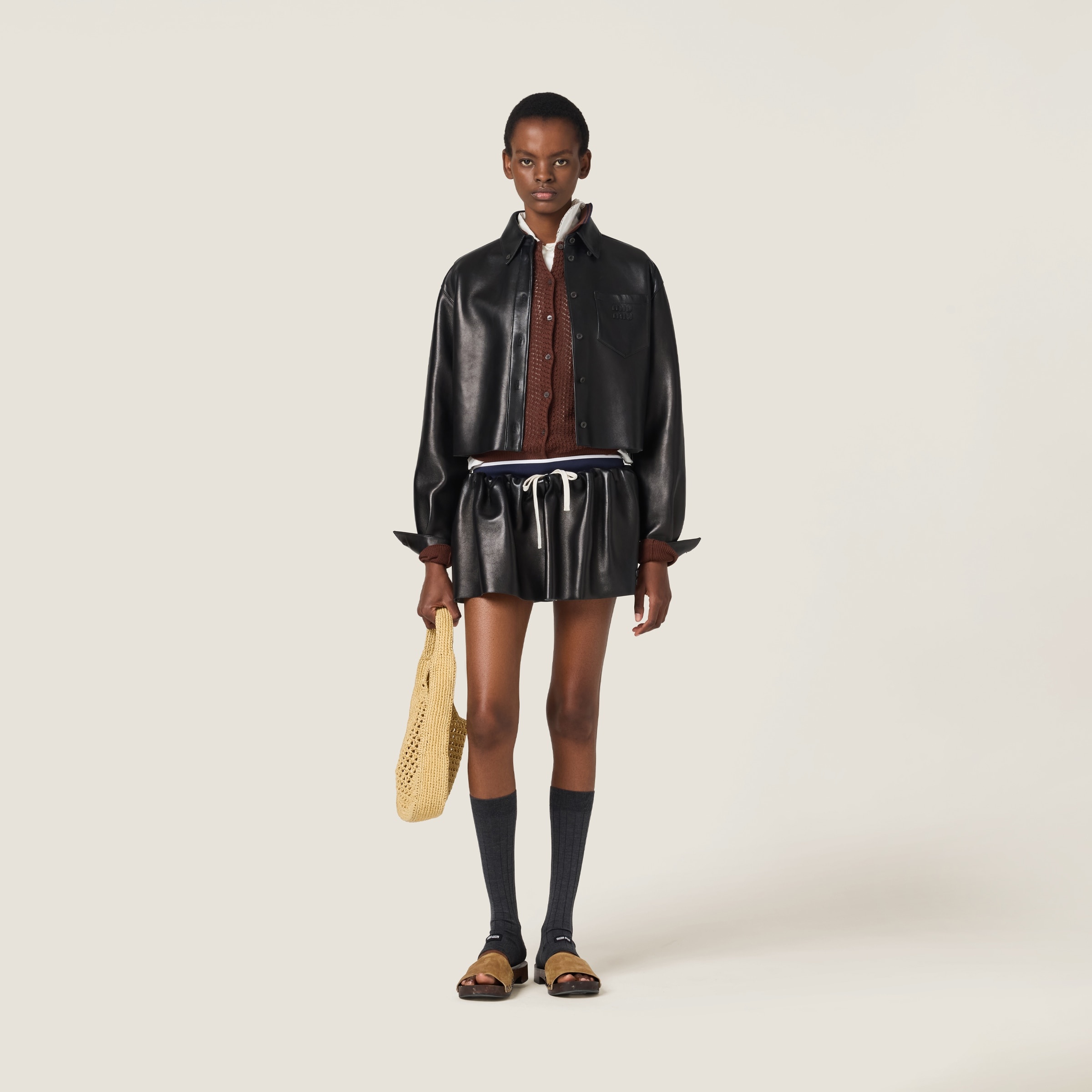 MIU MIU COTTON CARDIGAN ミュウミュウ Miu Miu Cotton cardigan | REVERSIBLE