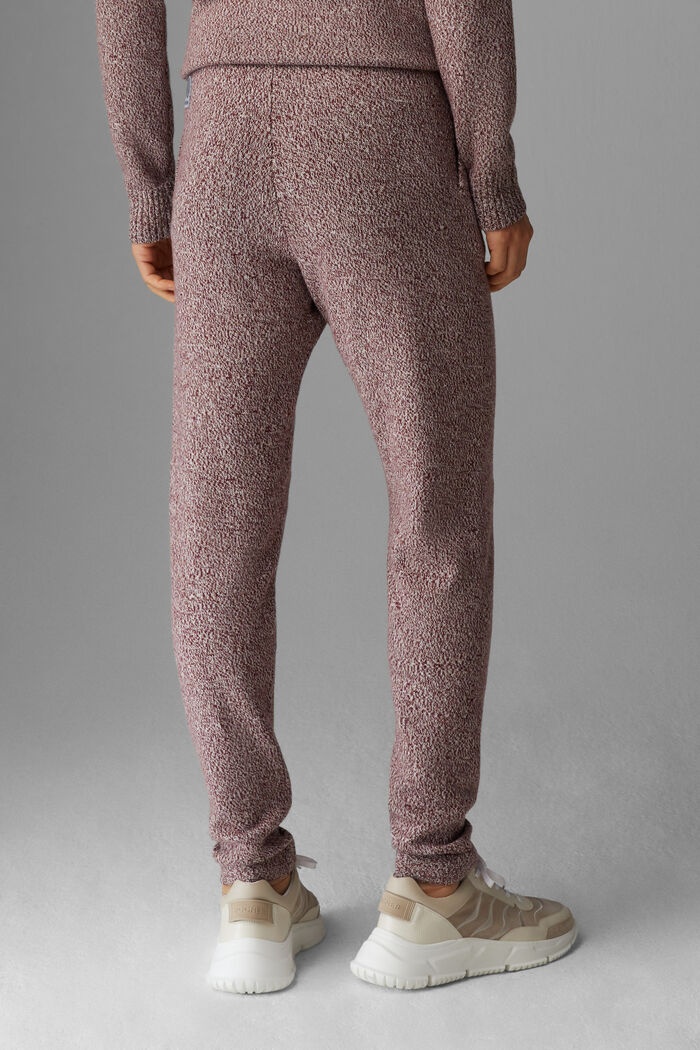 Nevil Pure new wool pants in Wine red - 3