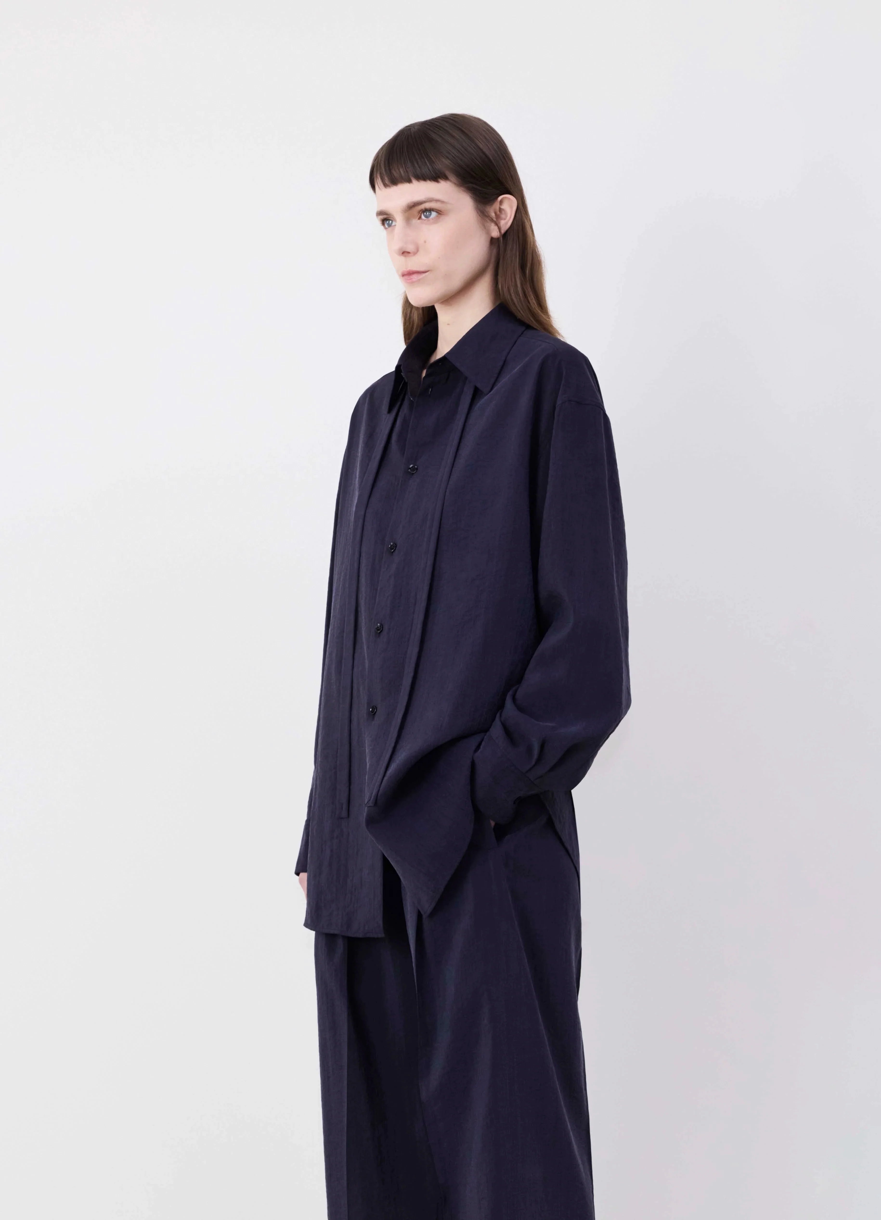 LONG SHIRT WITH TIE - 2