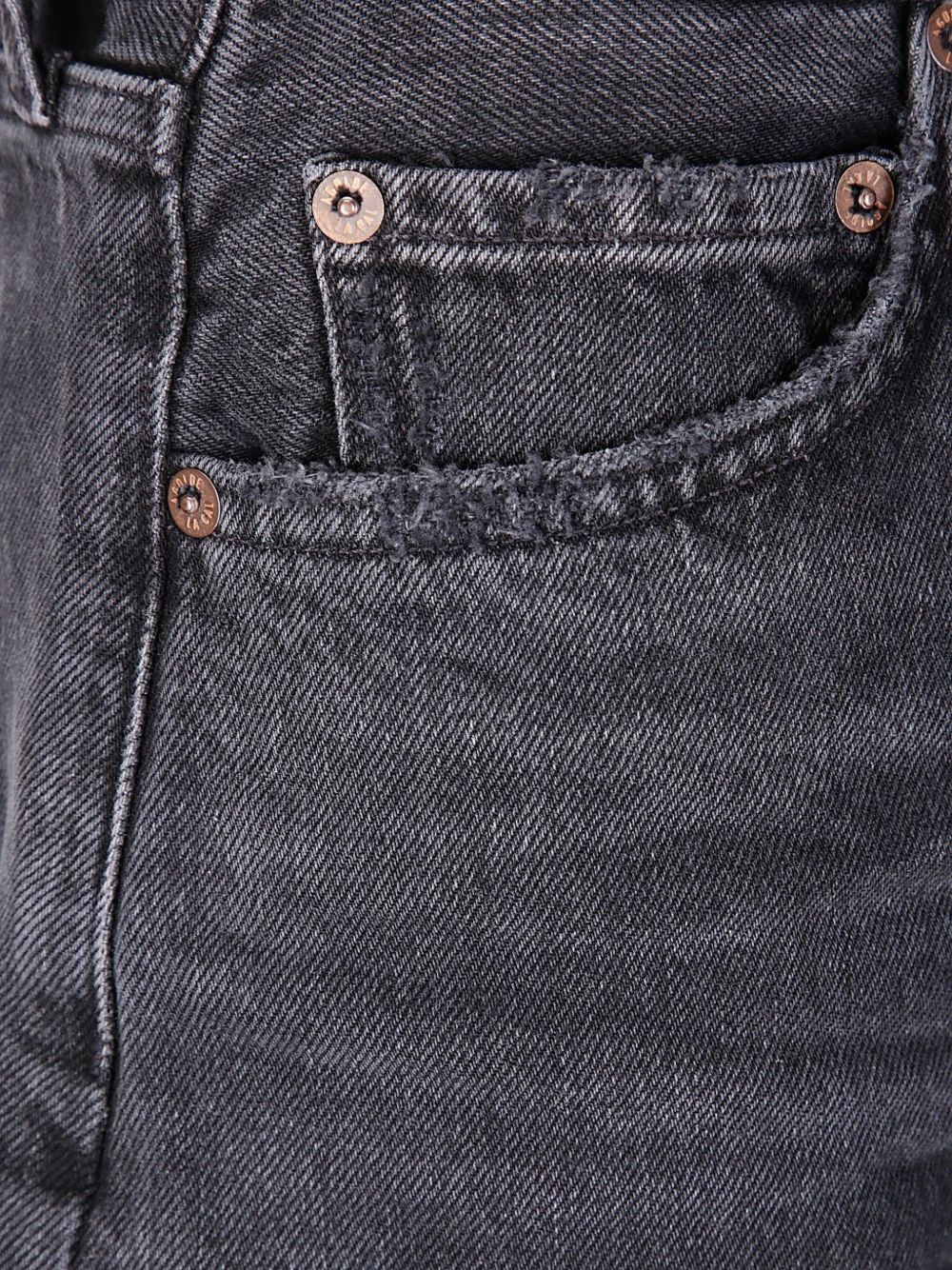 high-rise denim shorts - 3