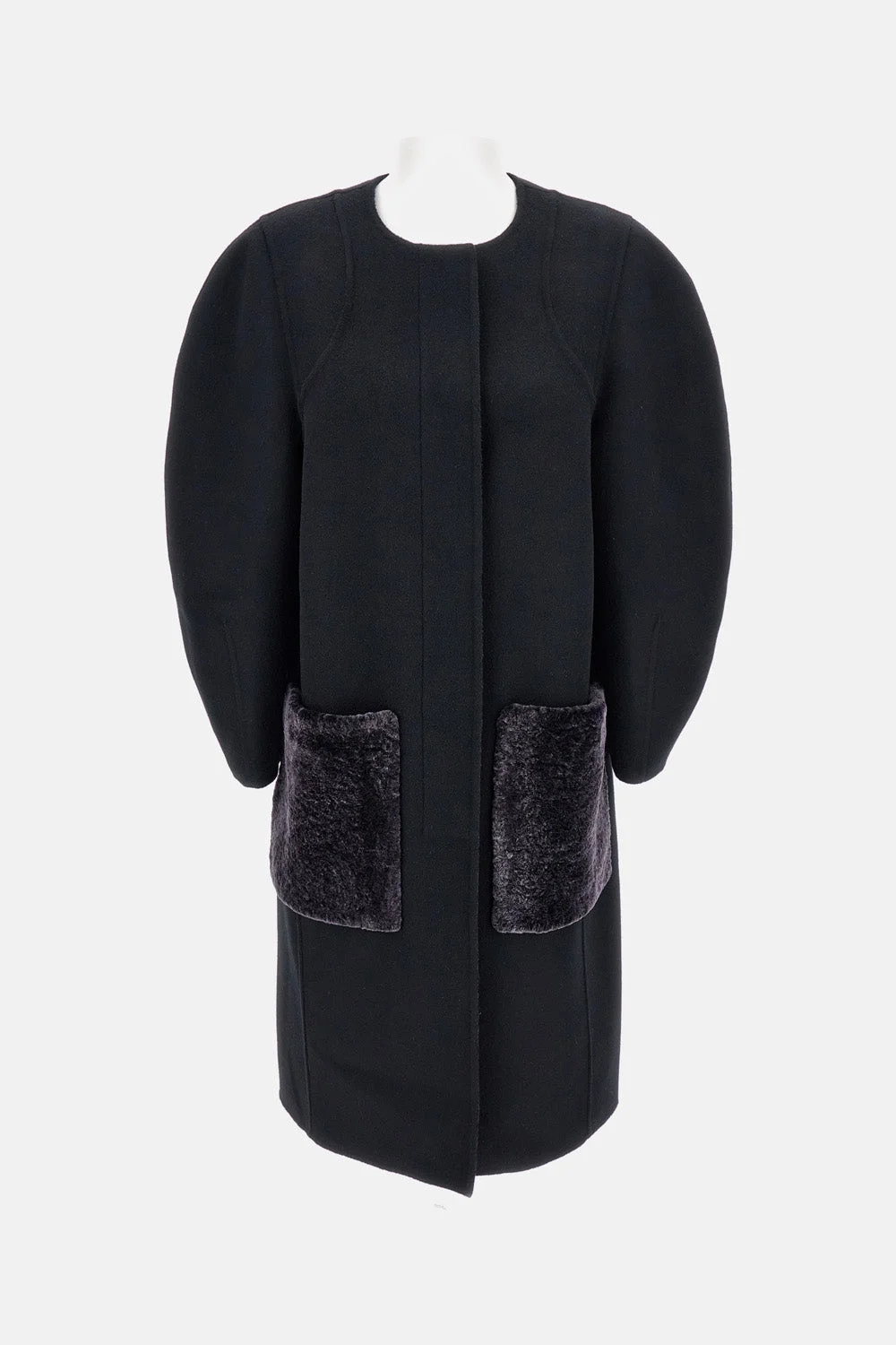 Fendi Women Ff Double Wool Coat - 1